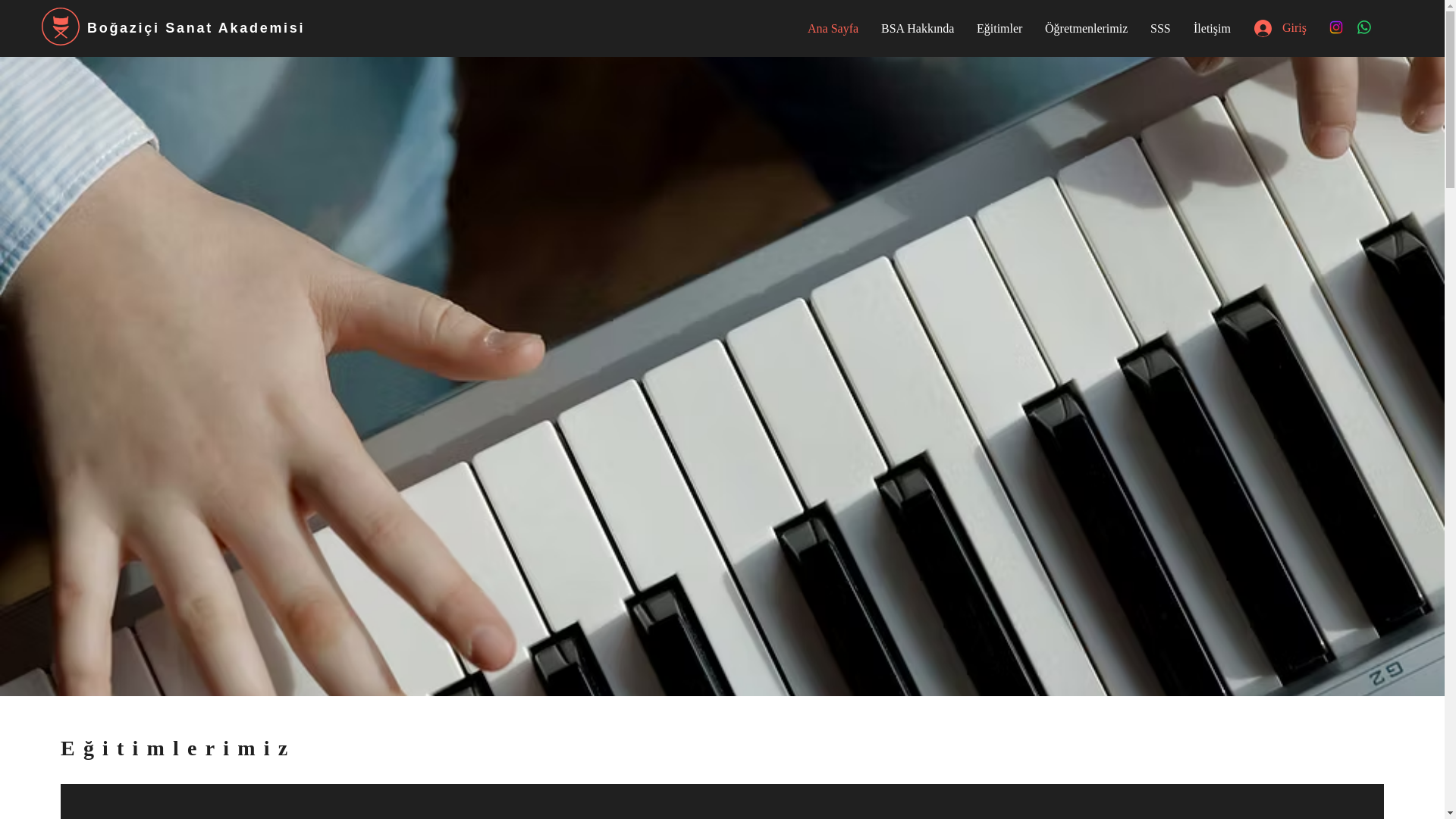website screenshot of https://bogazicisanatakademi.com/