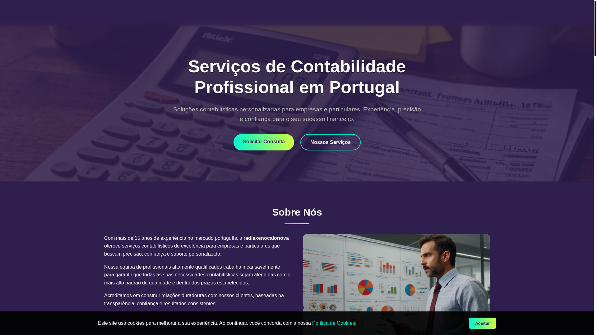 website screenshot of https://radiaxenocalonova.com/