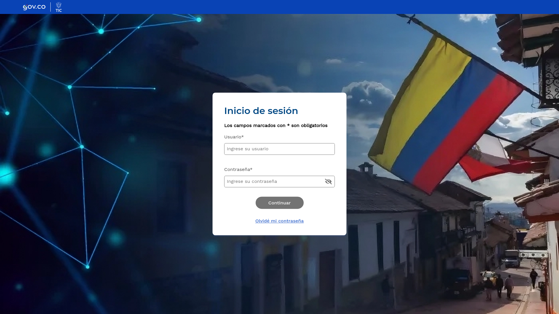 website screenshot of https://smartcity.mintic-civica.com/