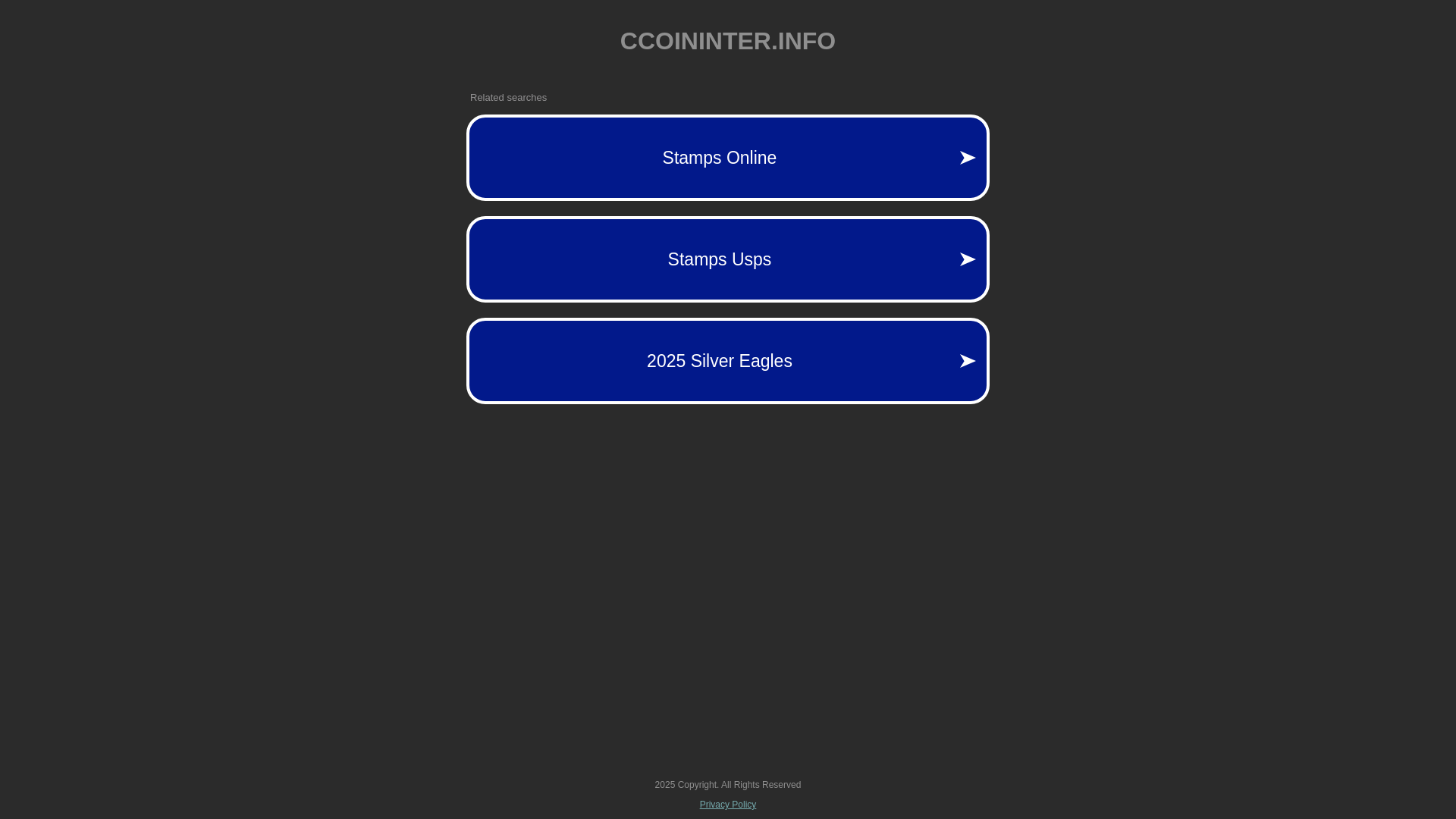 website screenshot of https://ccoininter.info/
