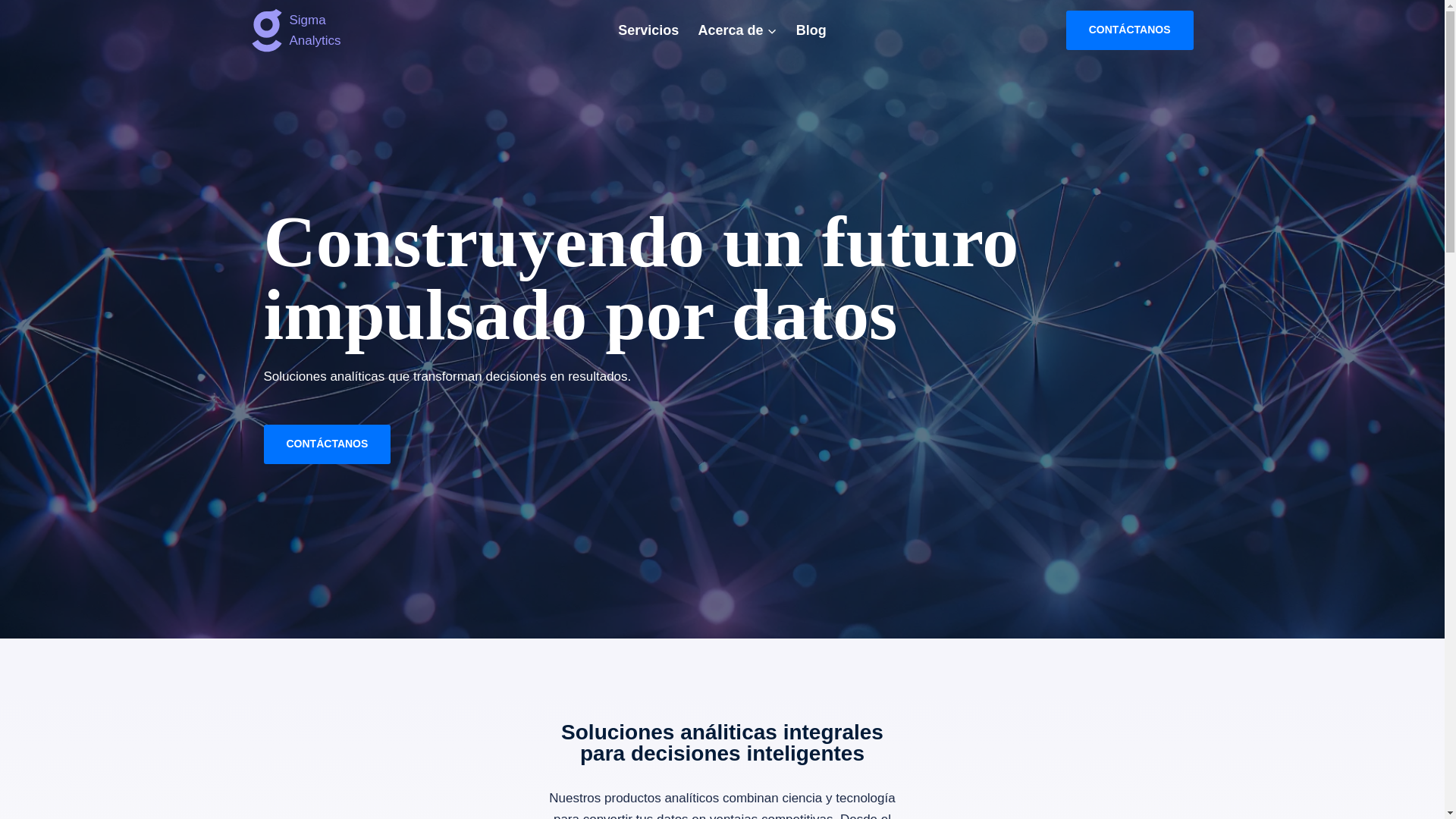 website screenshot of https://sigmetrics.cl/