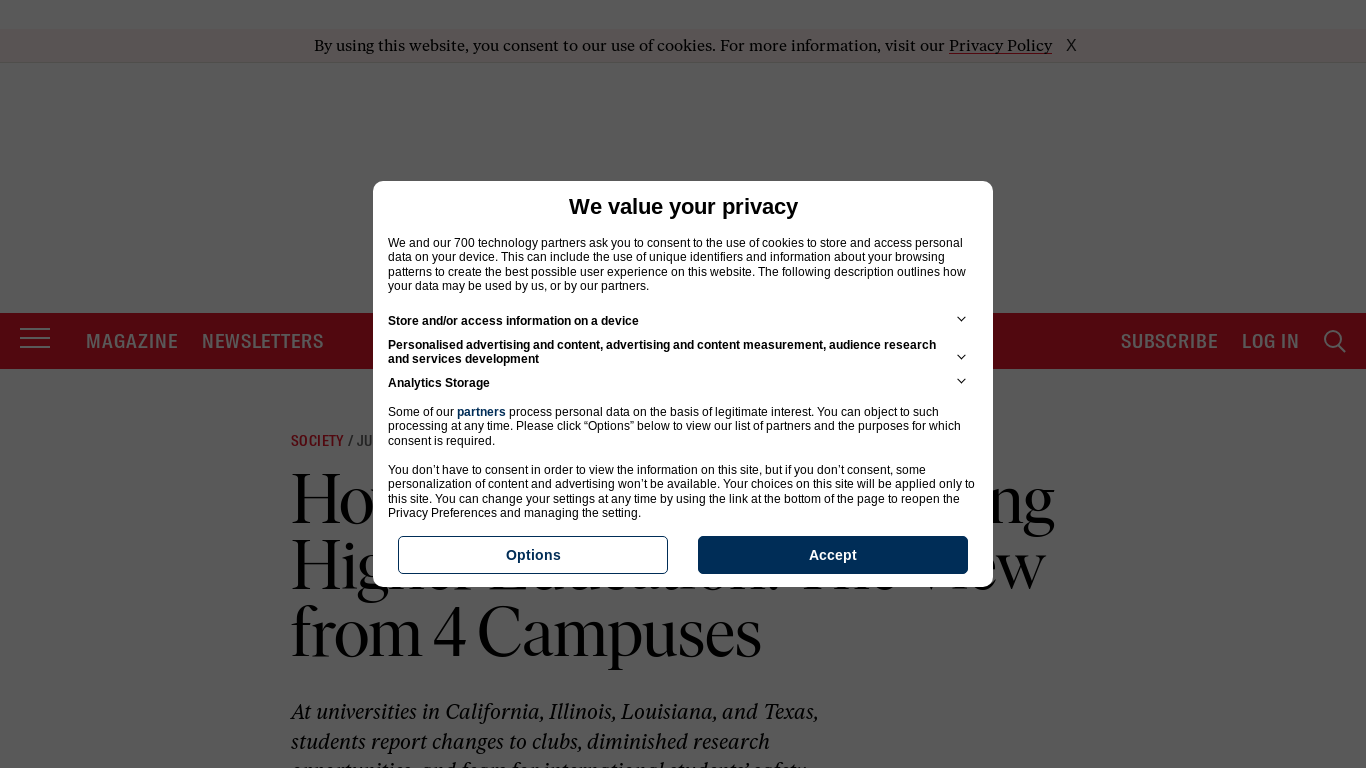 website screenshot of https://www.thenation.com/article/society/trump-higher-education-california-illinois-louisiana-texas/
