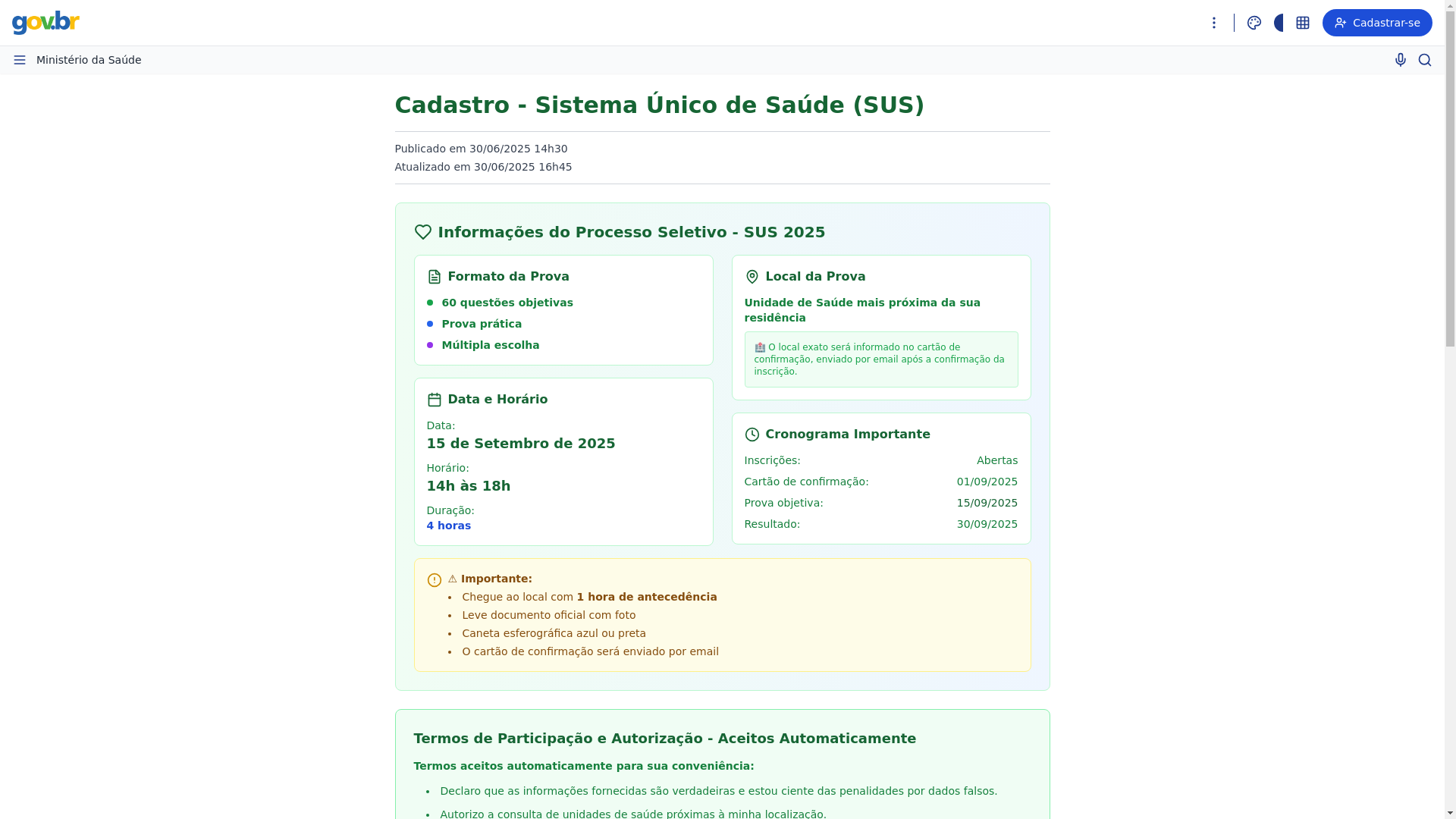 website screenshot of https://concurso-aberto.site/