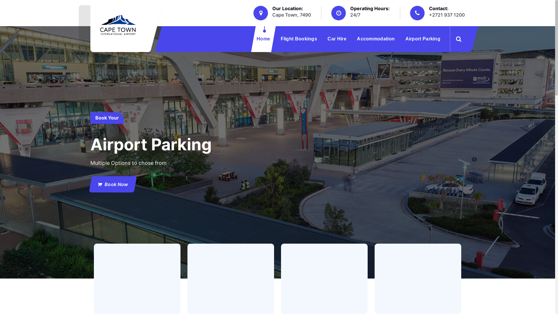 website screenshot of https://capetowninternationalairport.co.za/