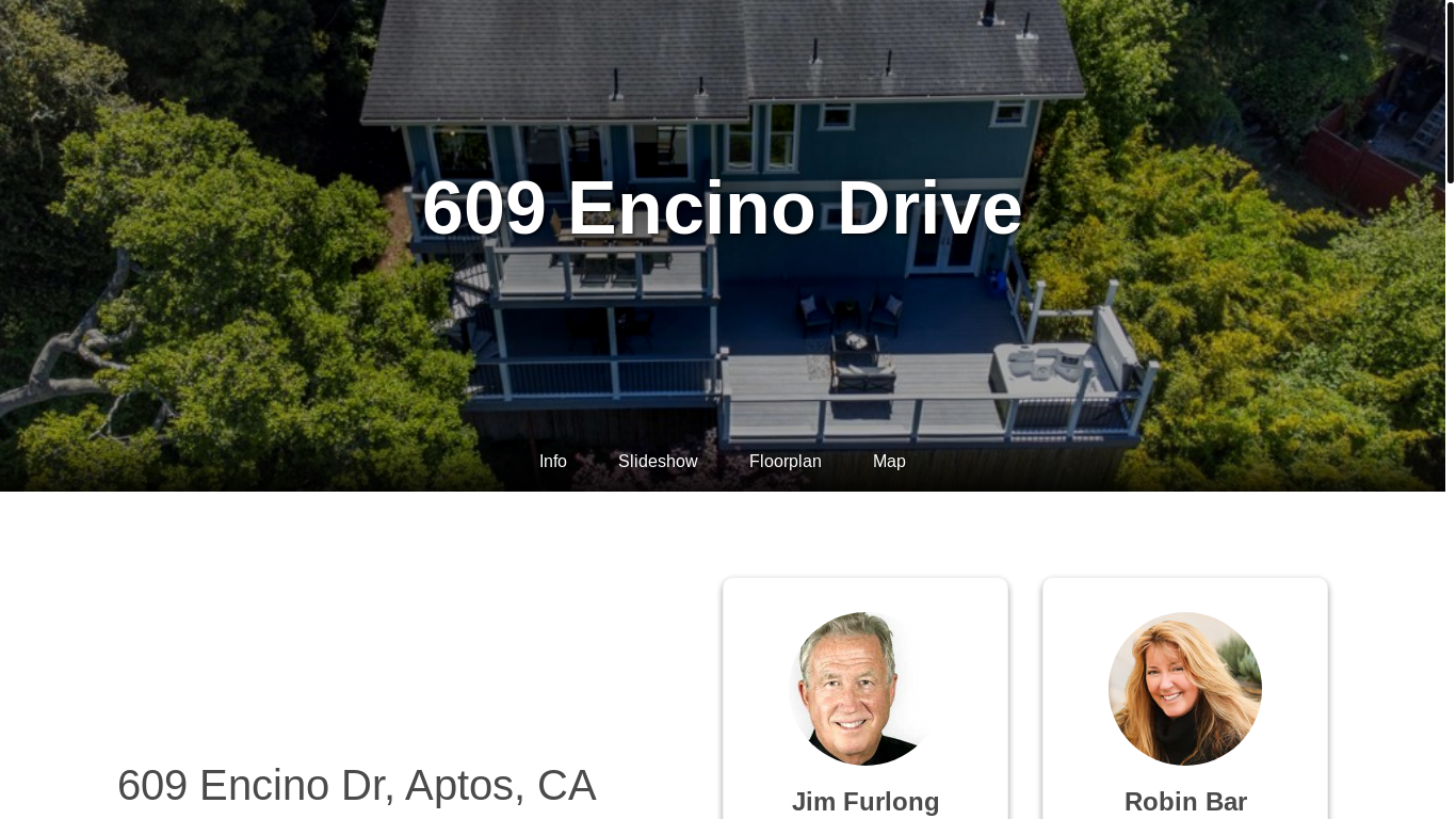 website screenshot of https://609encino.com/