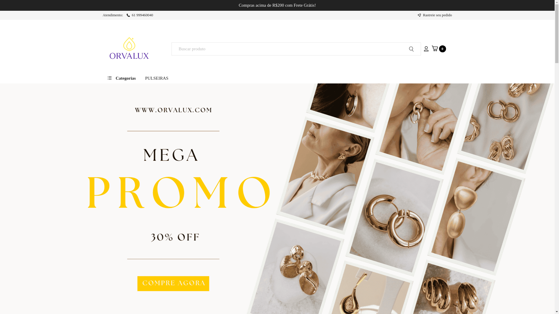 website screenshot of https://orvalux.com.br/