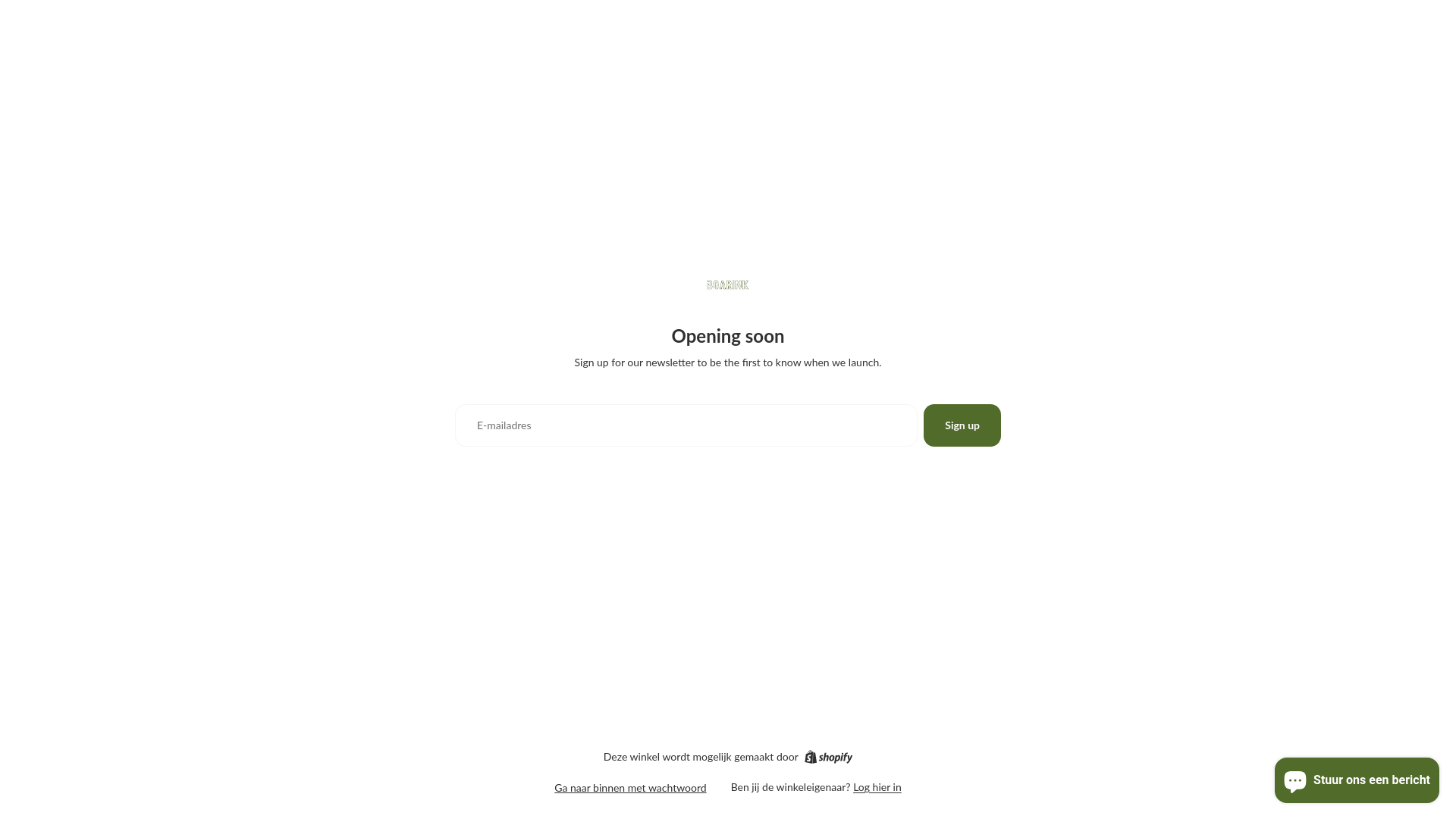 website screenshot of https://boarink.nl/