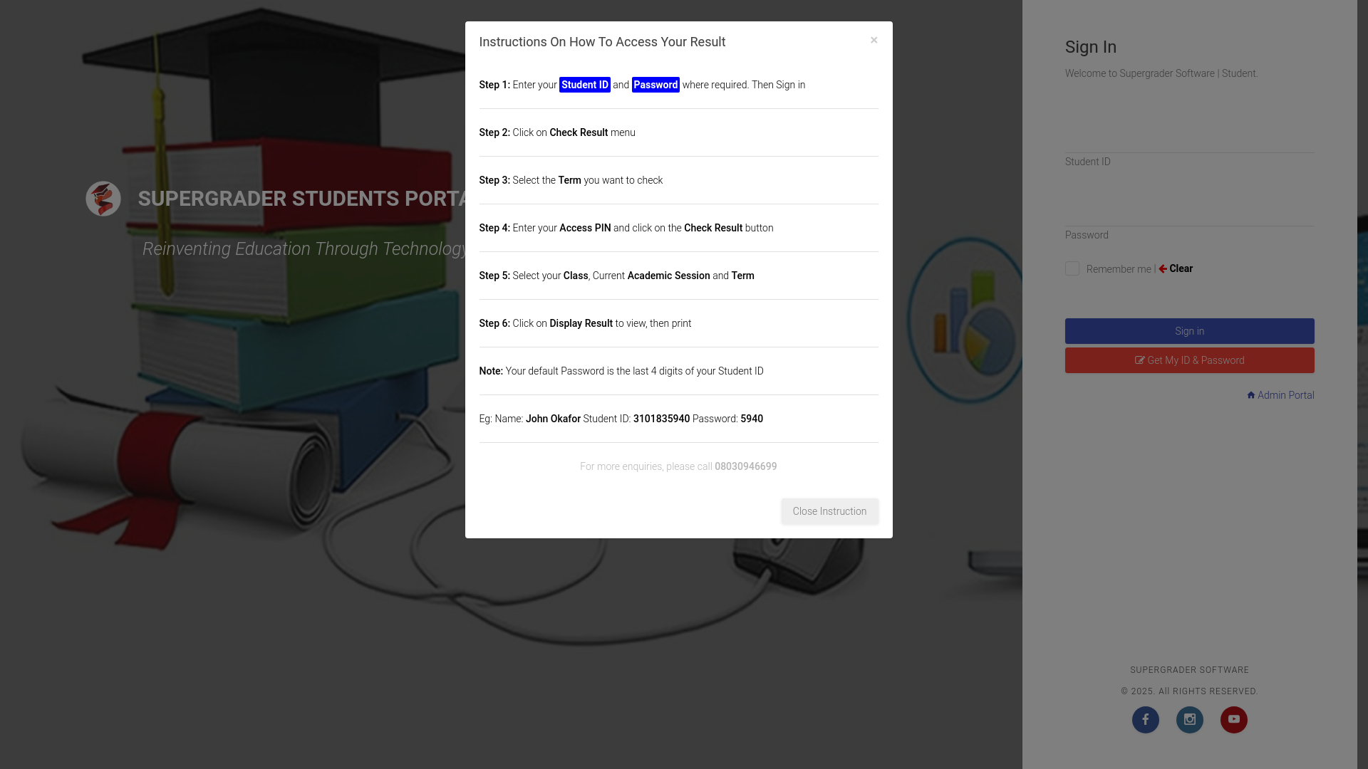 website screenshot of https://cedarcollege.com.ng/