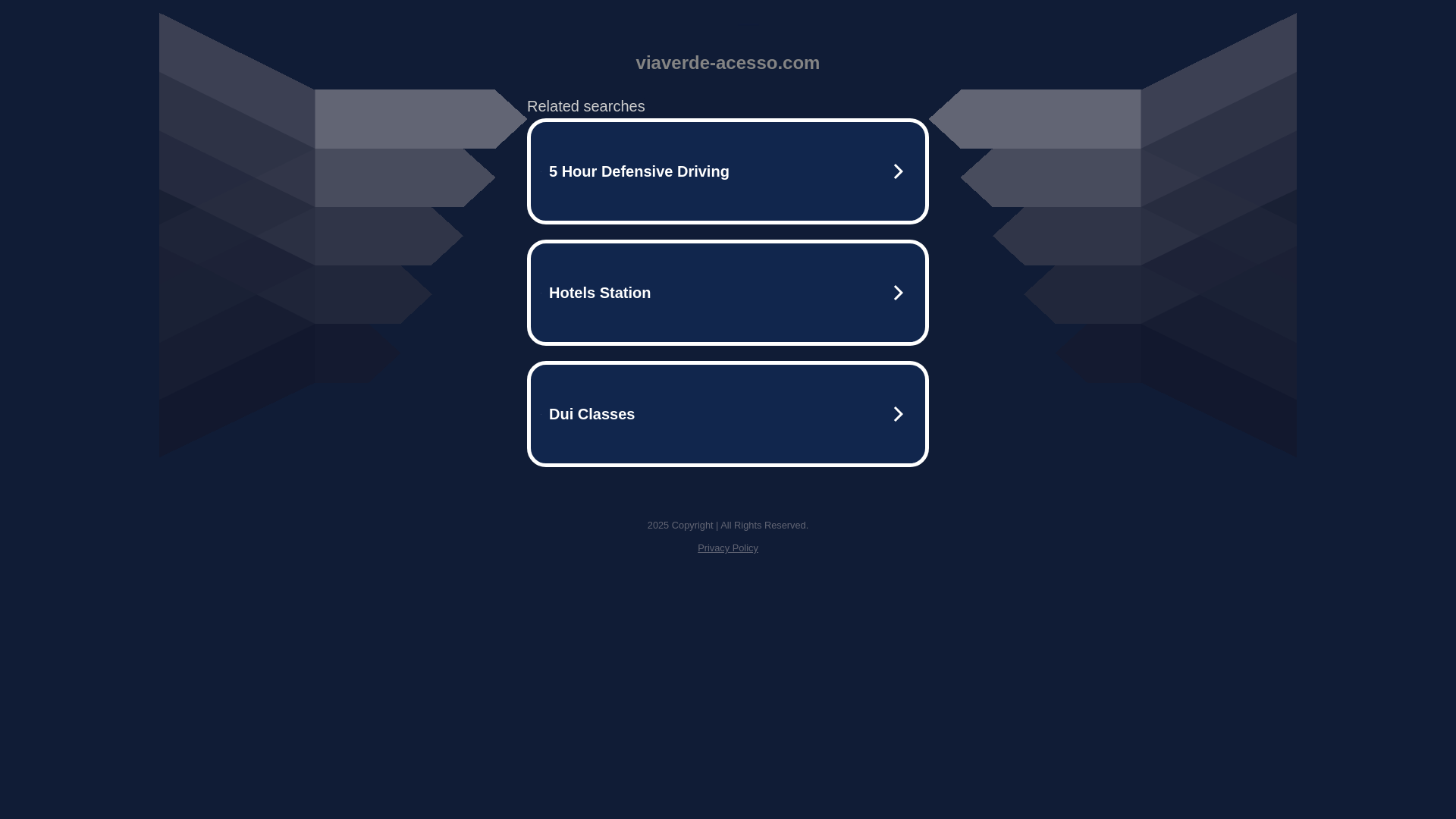website screenshot of http://viaverde-acesso.com/