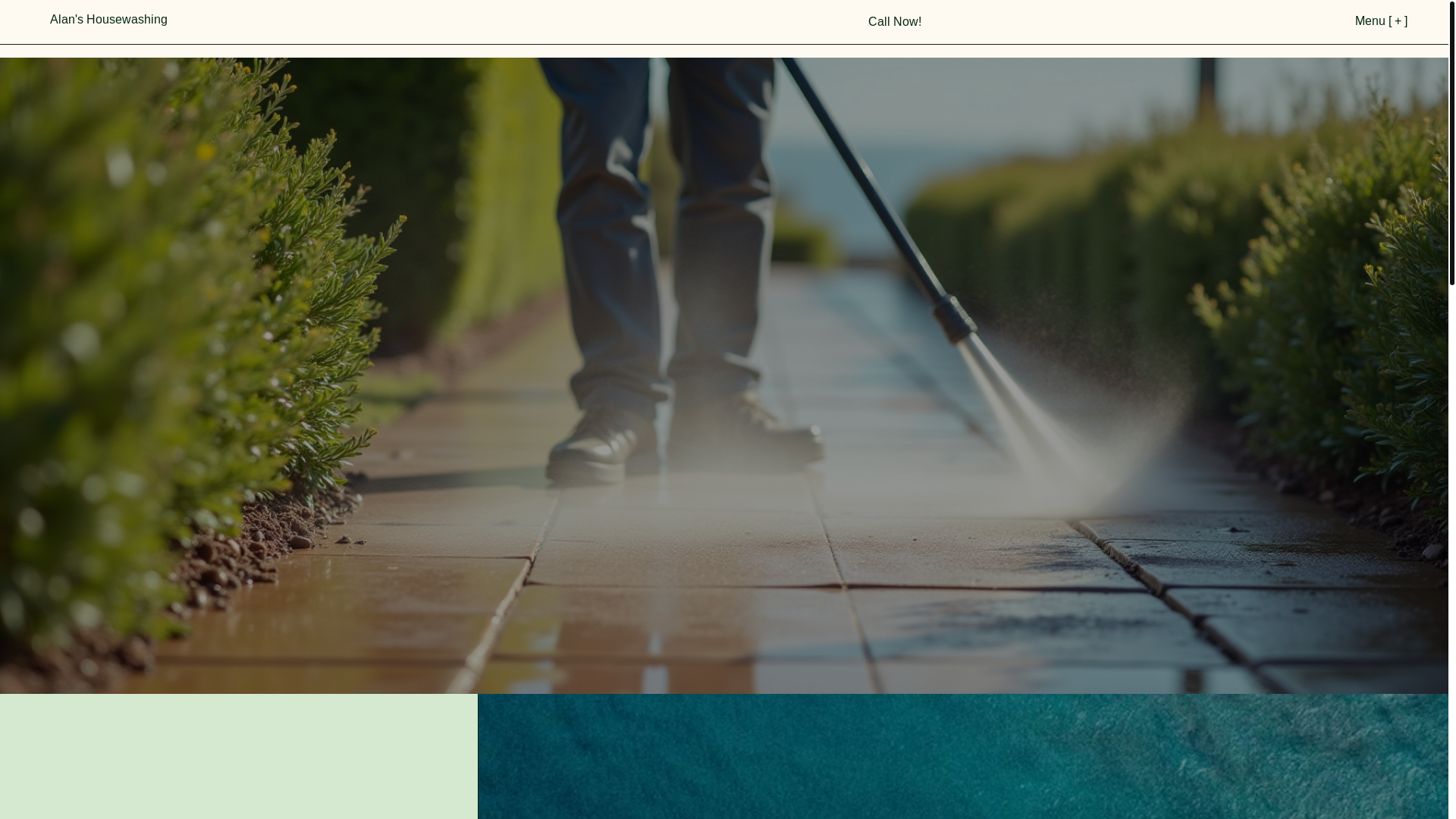 website screenshot of https://alanshousewashing.com/