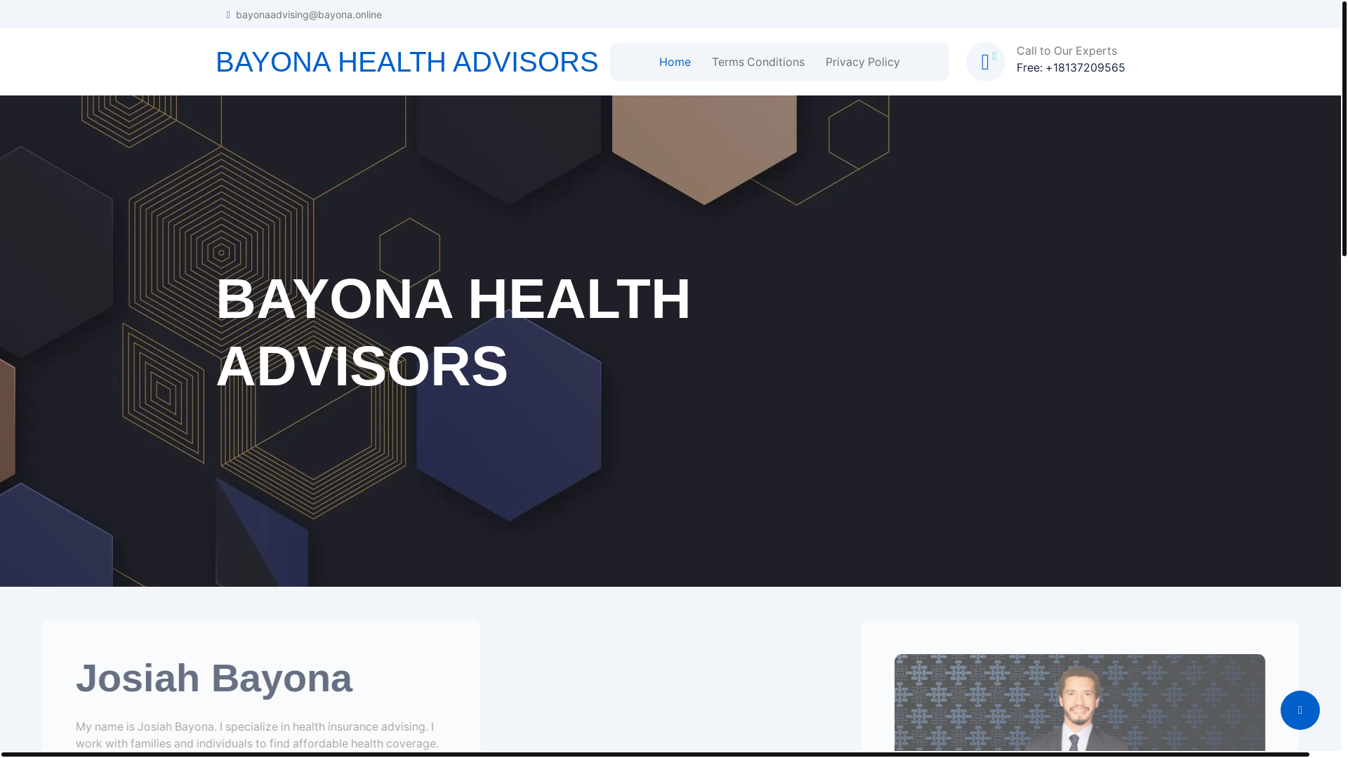 website screenshot of https://bayona.online/