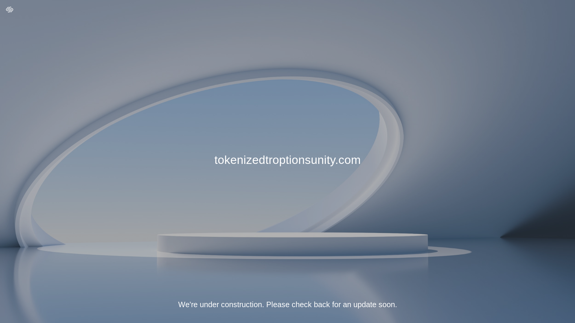 website screenshot of https://tokenizedtroptionsunity.com/