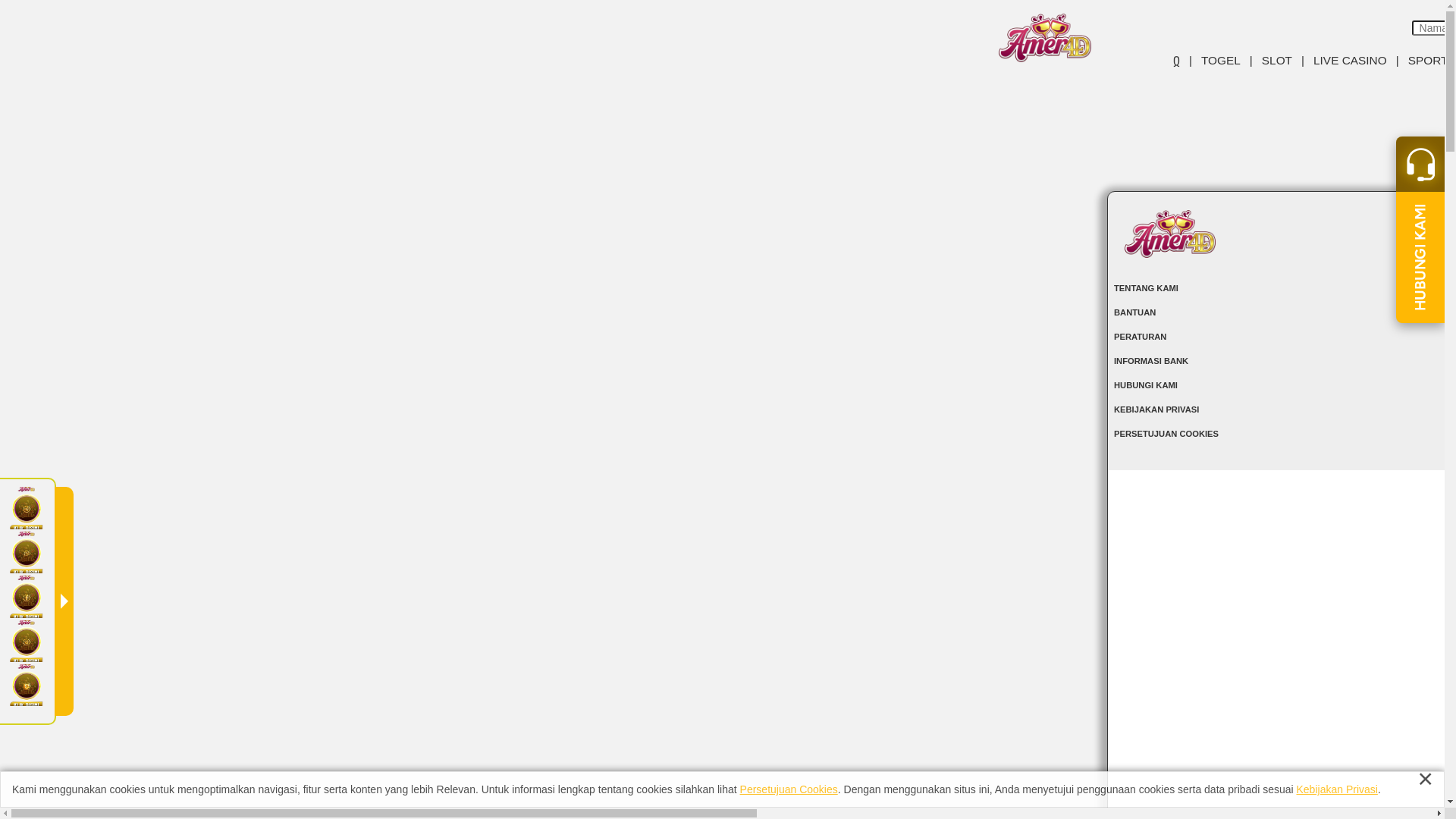 website screenshot of https://amersejati.com/