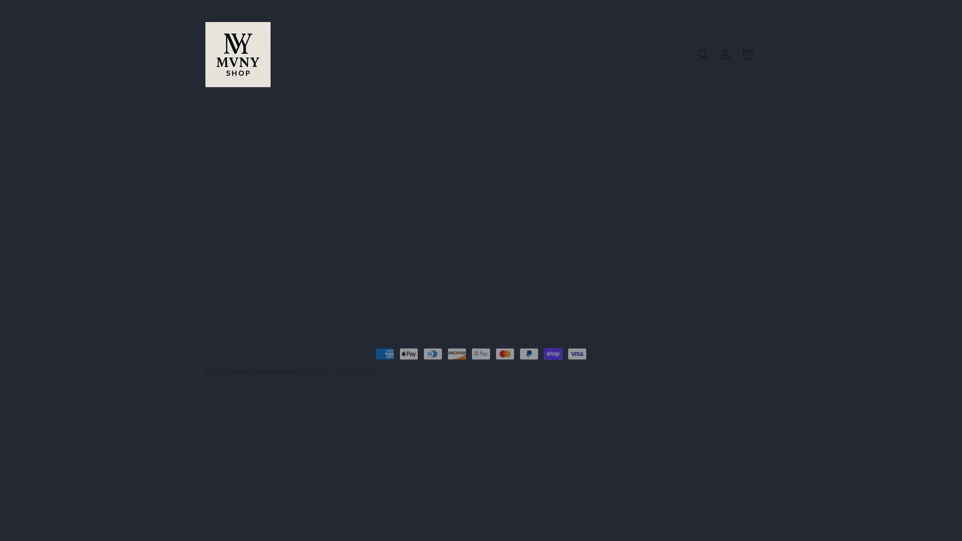 website screenshot of https://mvnyshop.com/