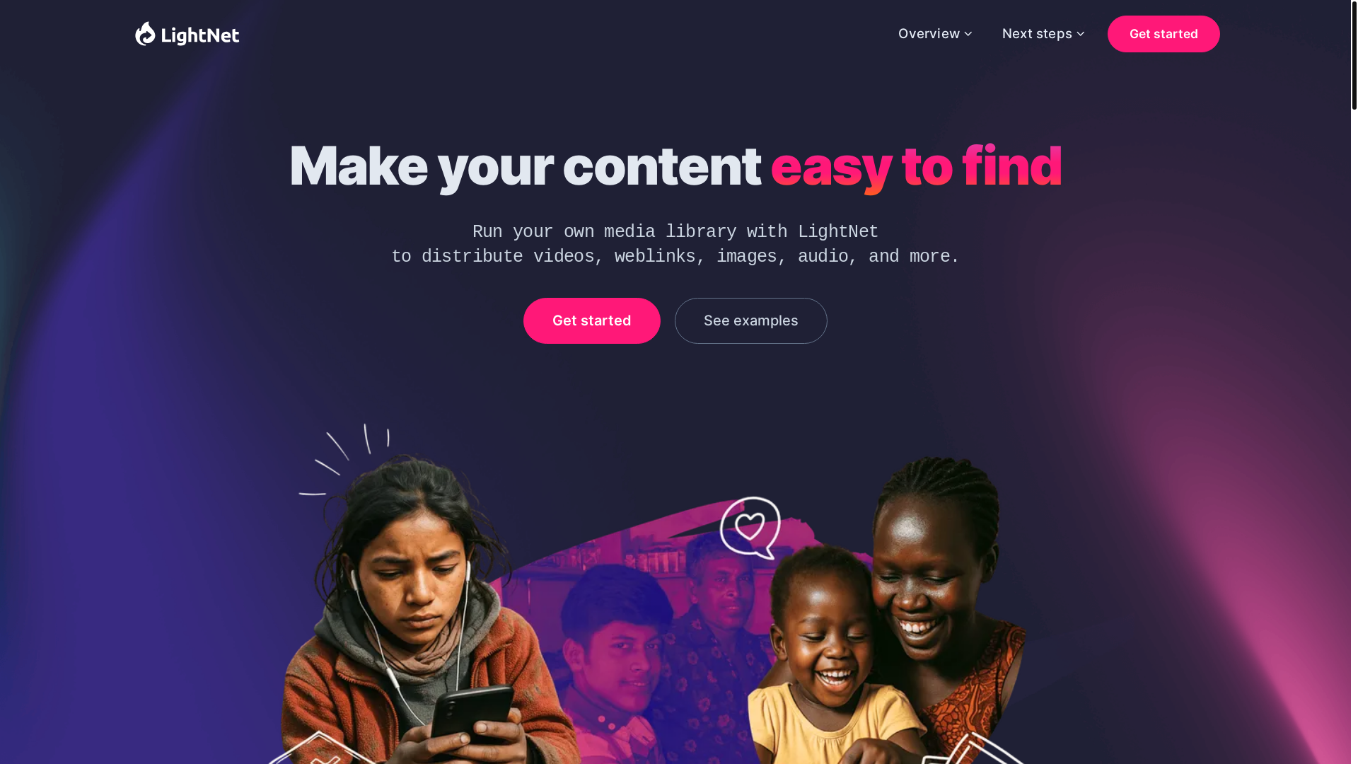 website screenshot of https://lightnet-community.pages.dev/