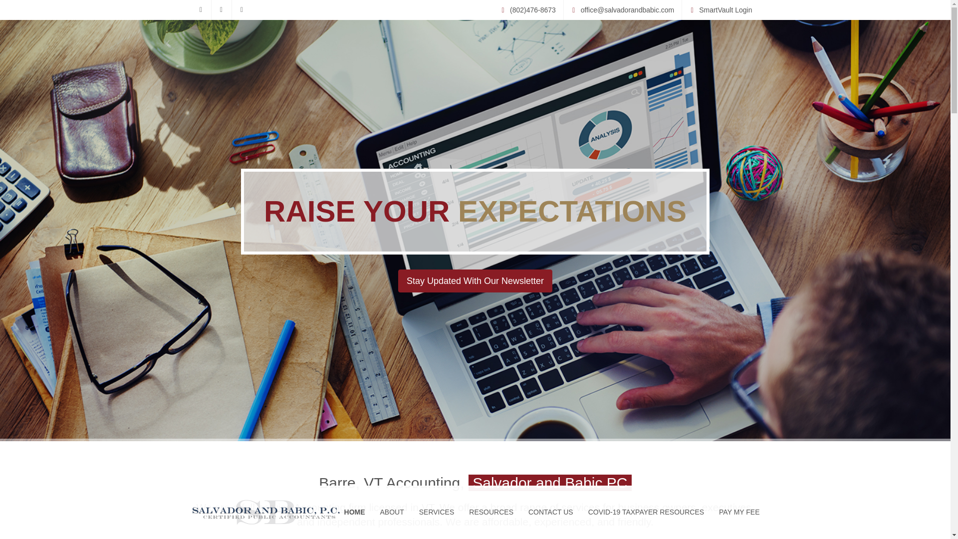 website screenshot of https://www.salvadorandbabic.com/