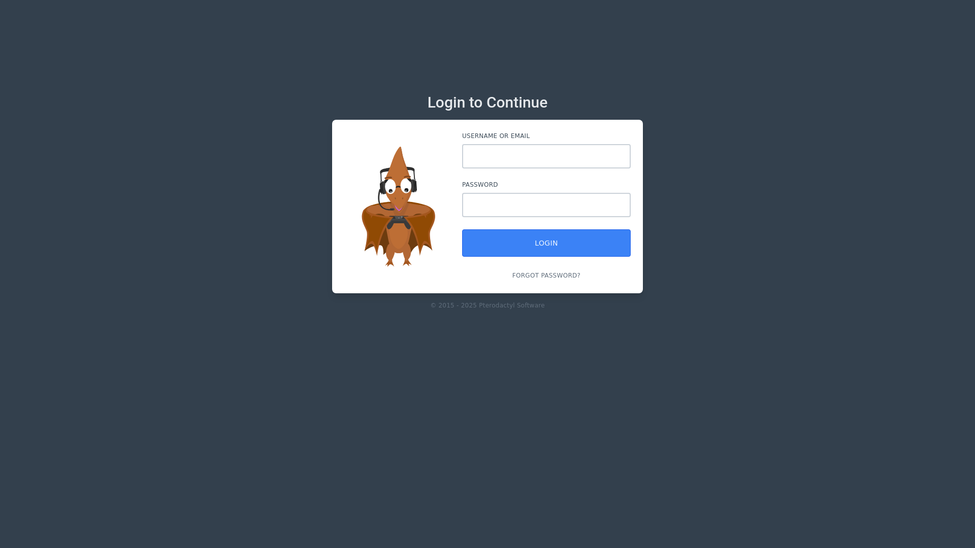 website screenshot of https://mwshark.host/