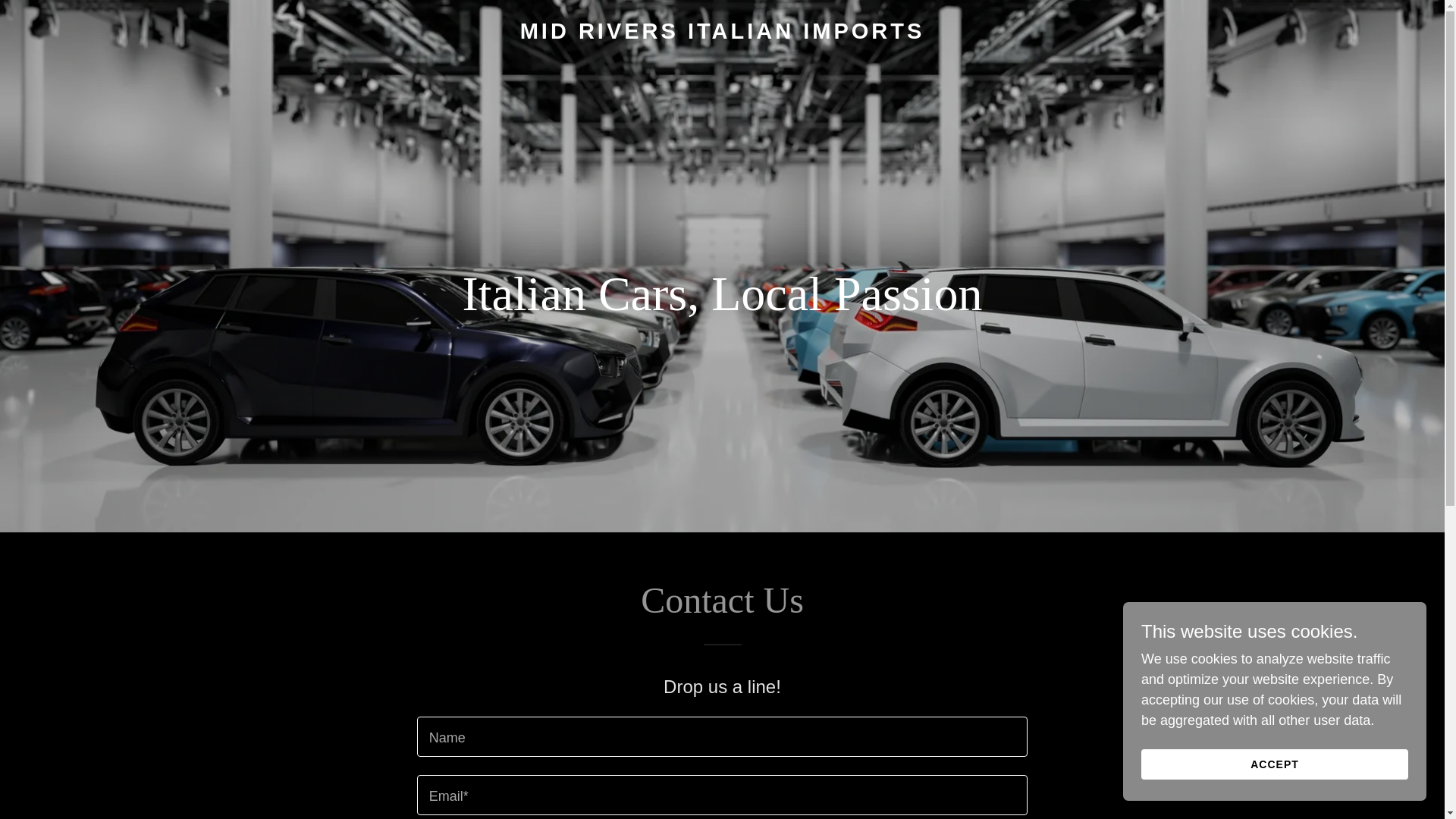 website screenshot of https://midriversitalian.com/