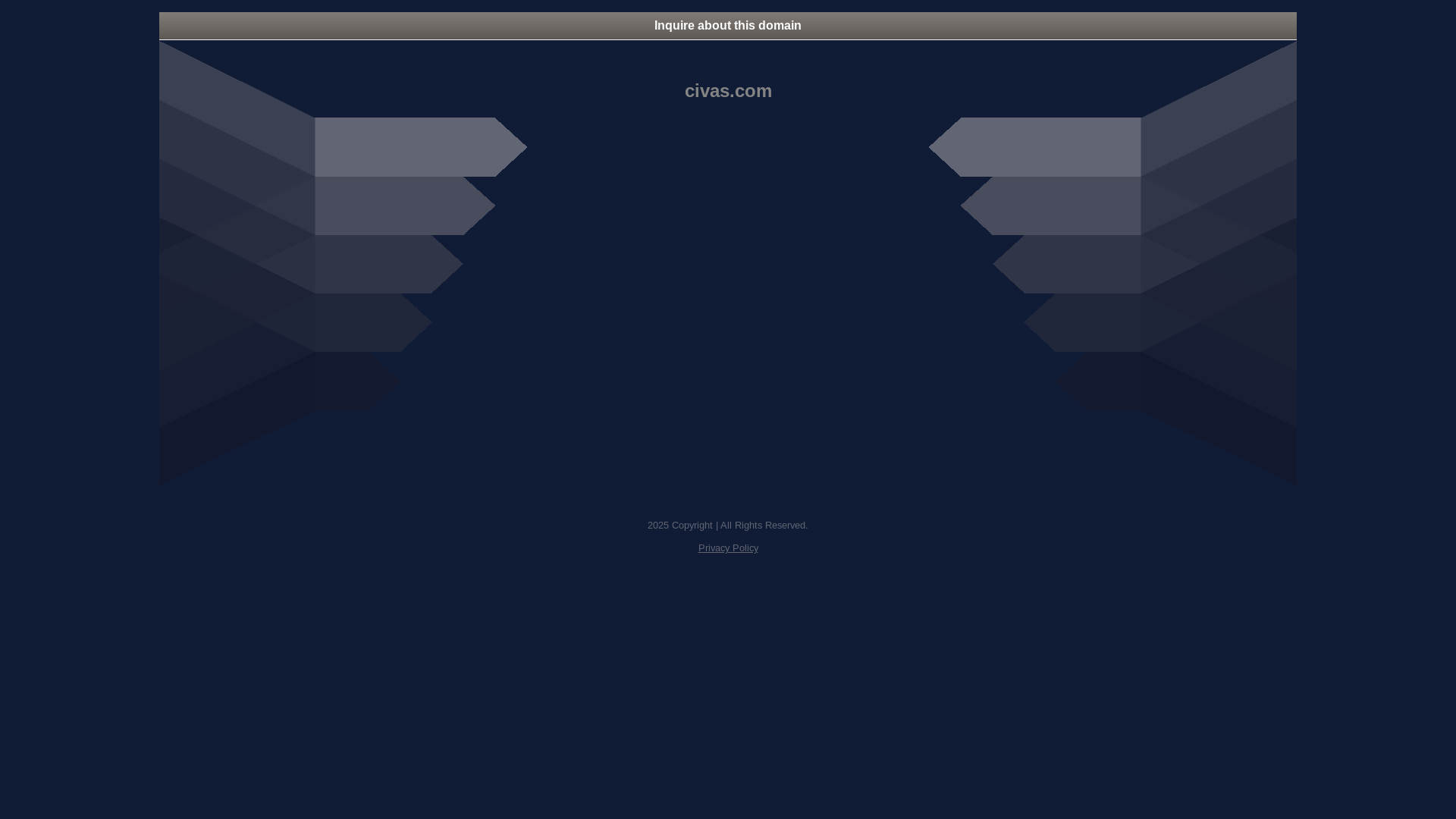 website screenshot of https://fbclzwww.service.civas.com