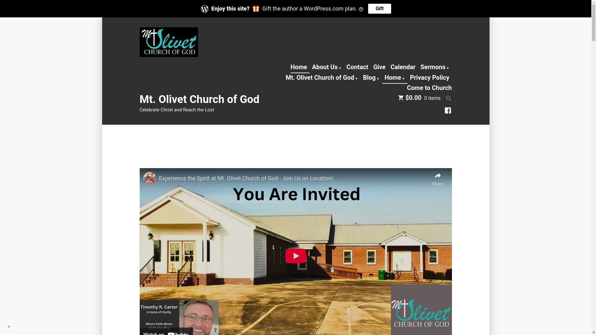 website screenshot of https://tcarter.family/