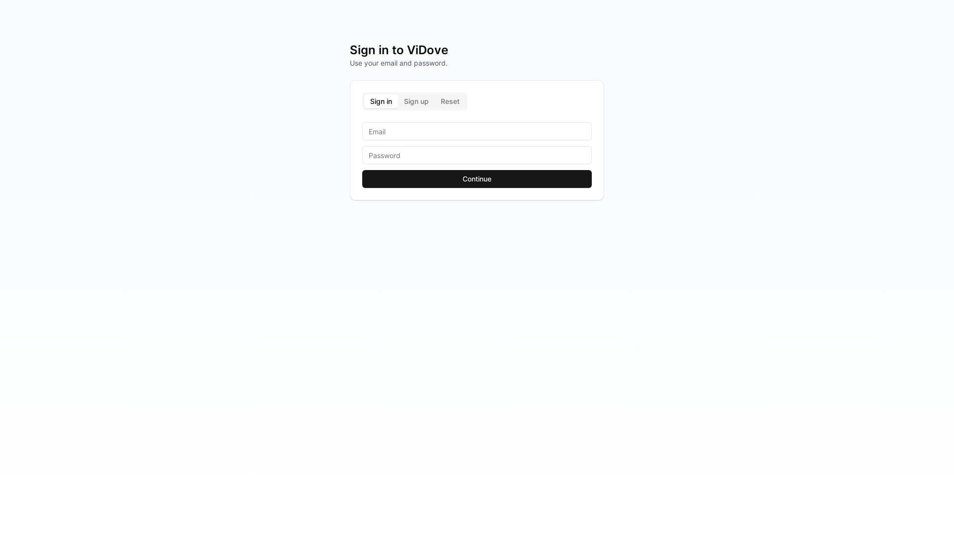 website screenshot of https://vidove-web-app.pages.dev/