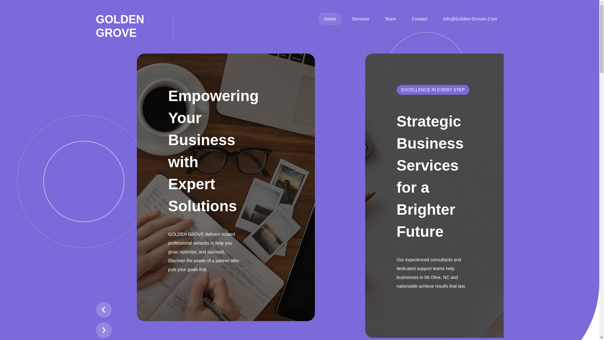 website screenshot of https://golden-groves.pages.dev/