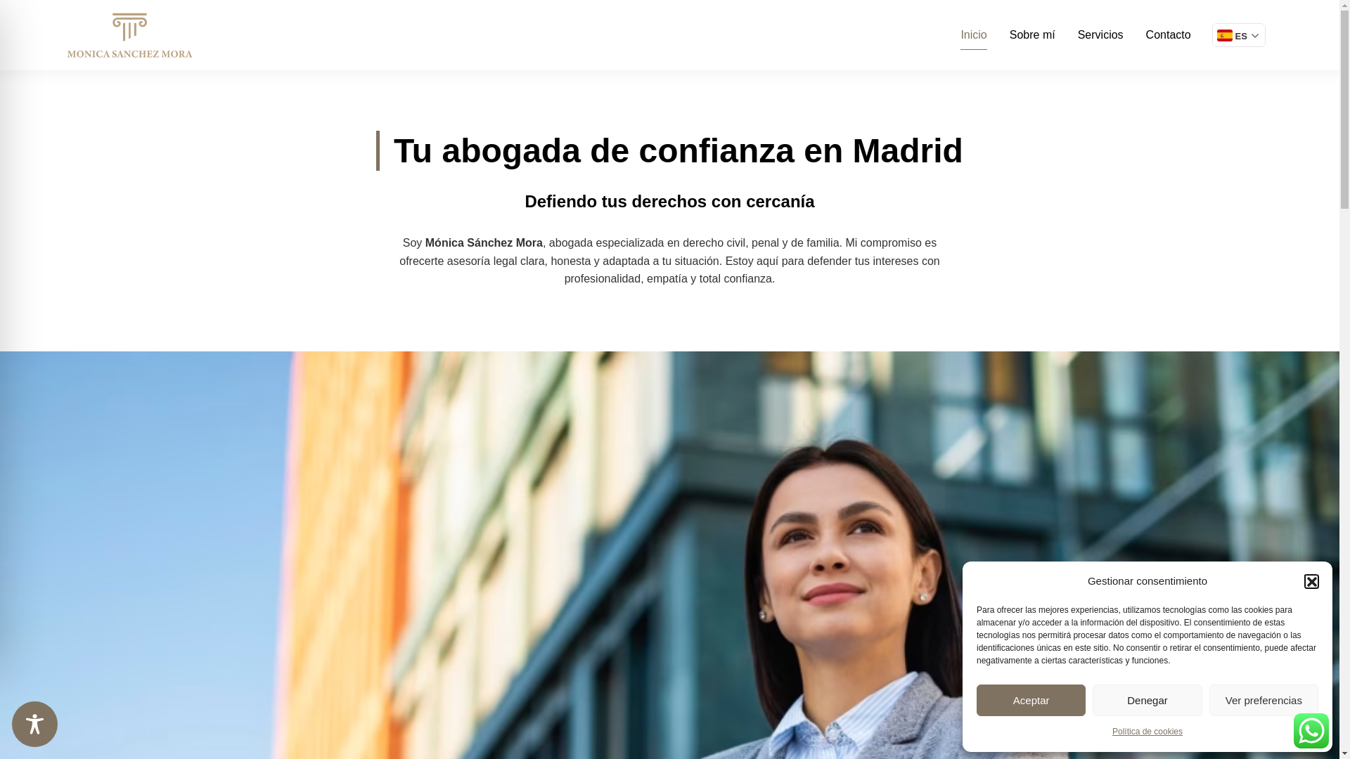 website screenshot of https://monicasanchesmoraabogada.es/