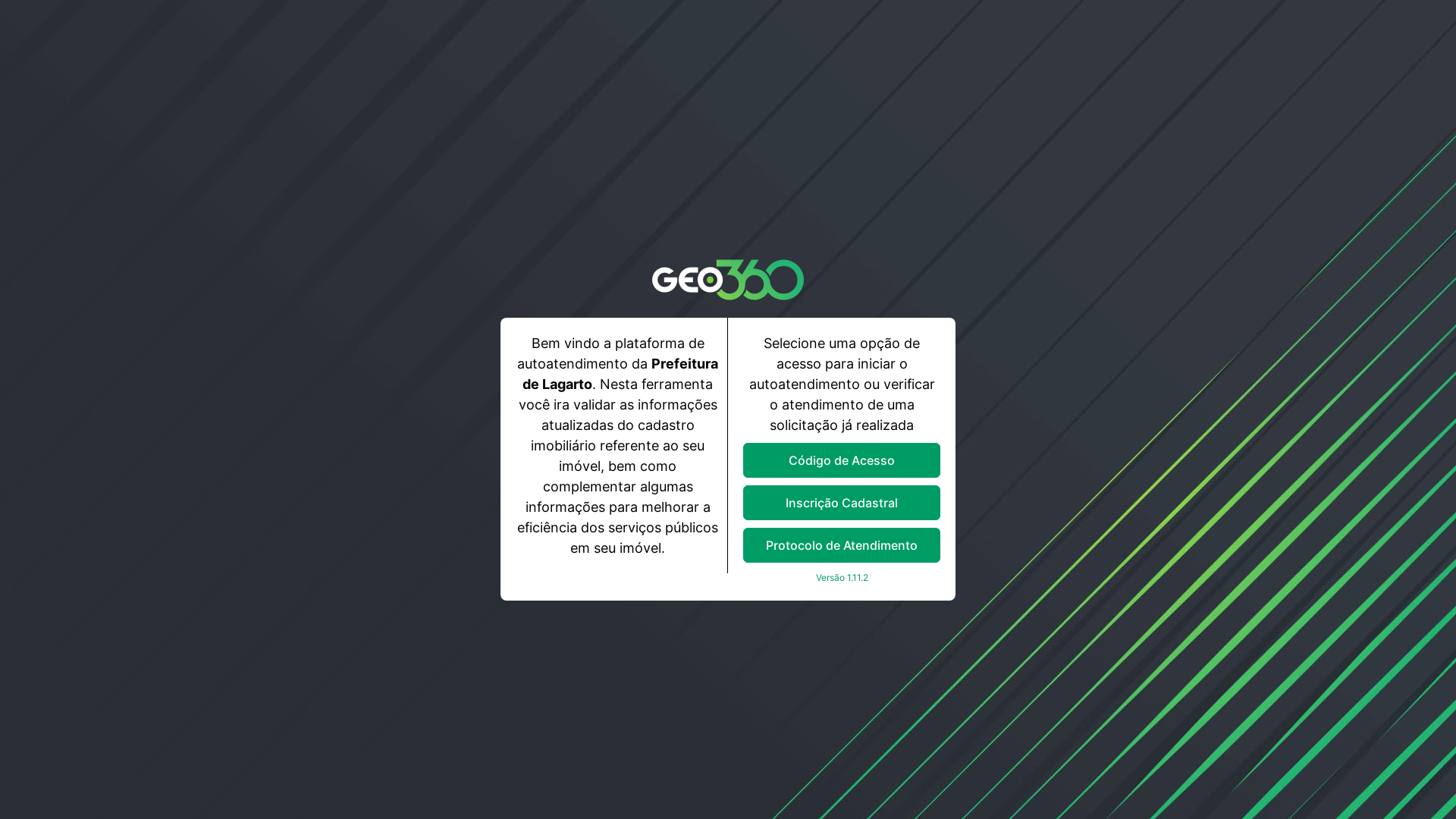 website screenshot of https://atendimento-lagarto.pages.dev/