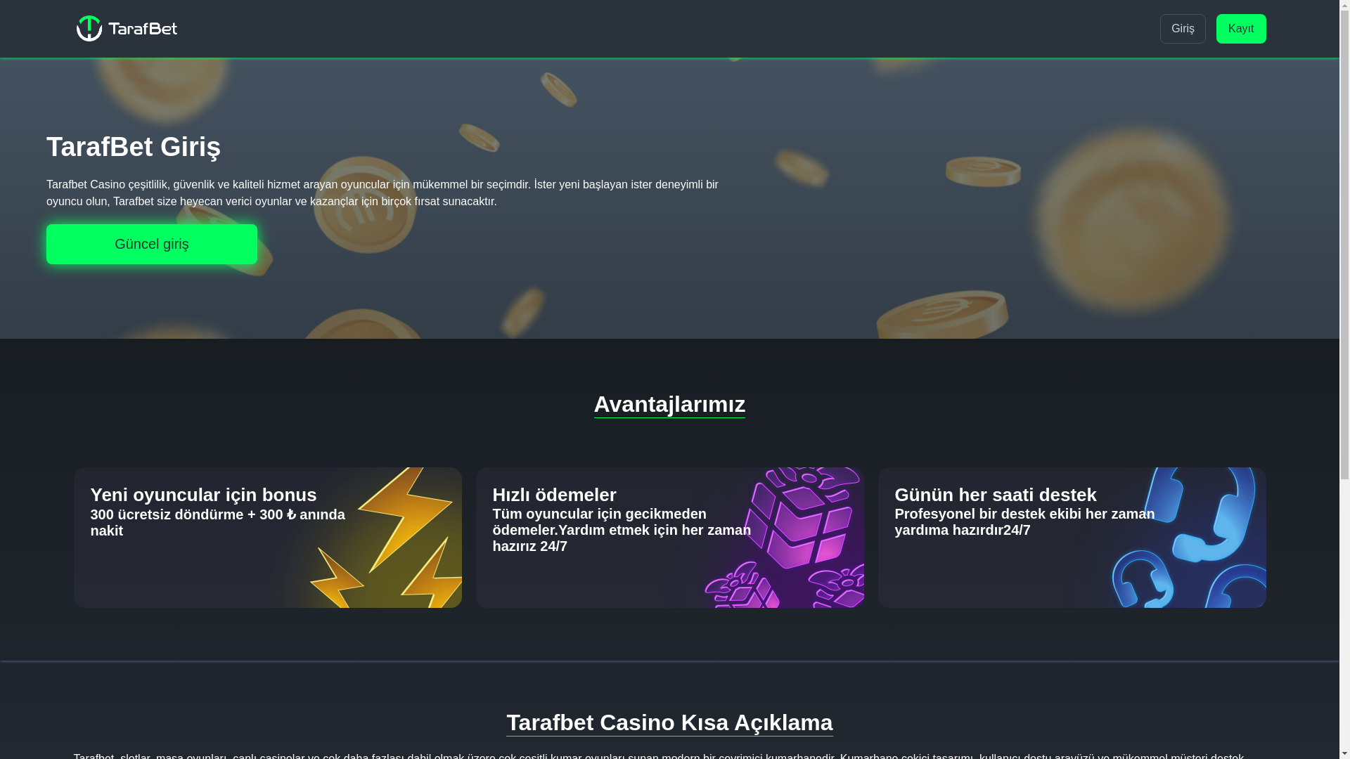 website screenshot of https://tarafbet-giris-2025.info/