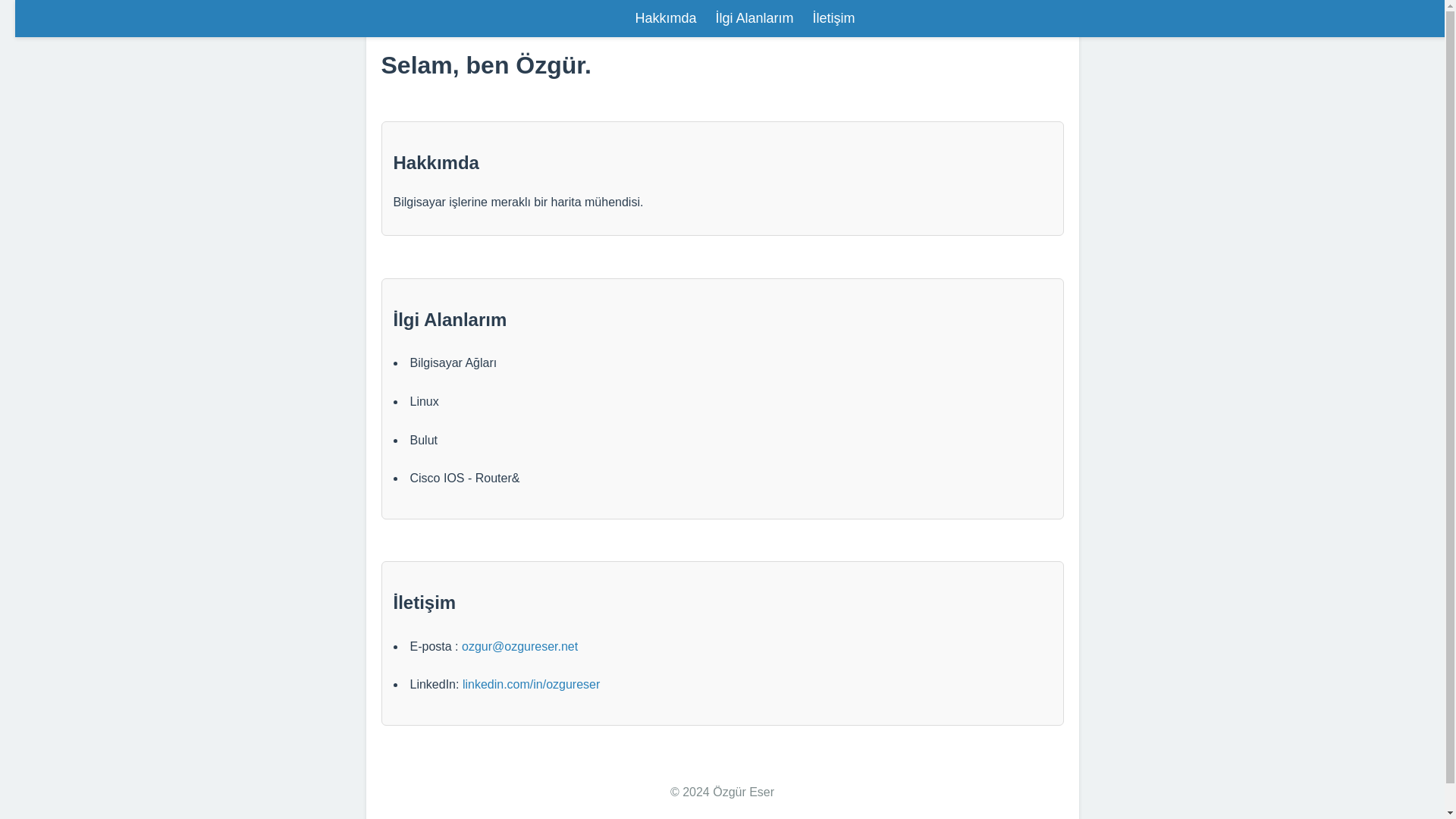 website screenshot of https://ozgureser-net-1.pages.dev/