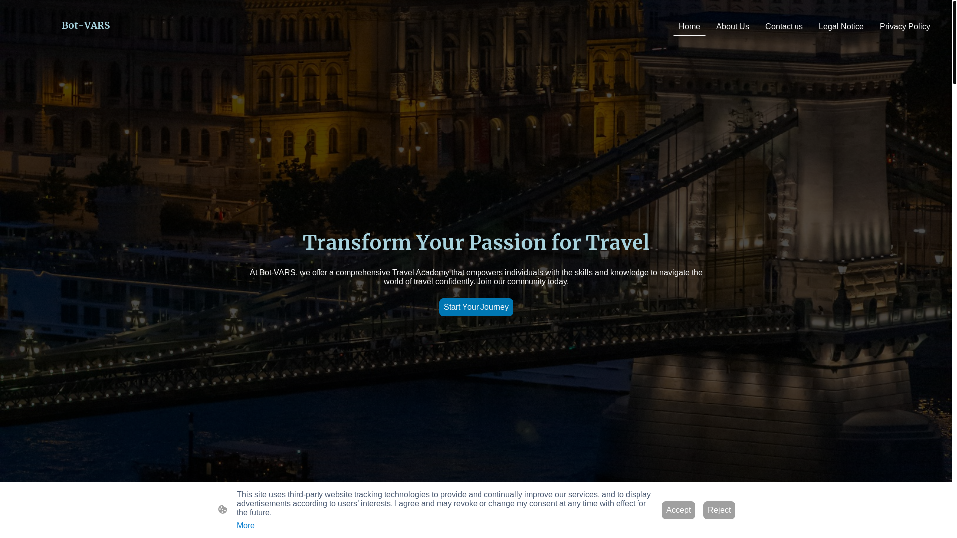 website screenshot of https://bot-vars.com/