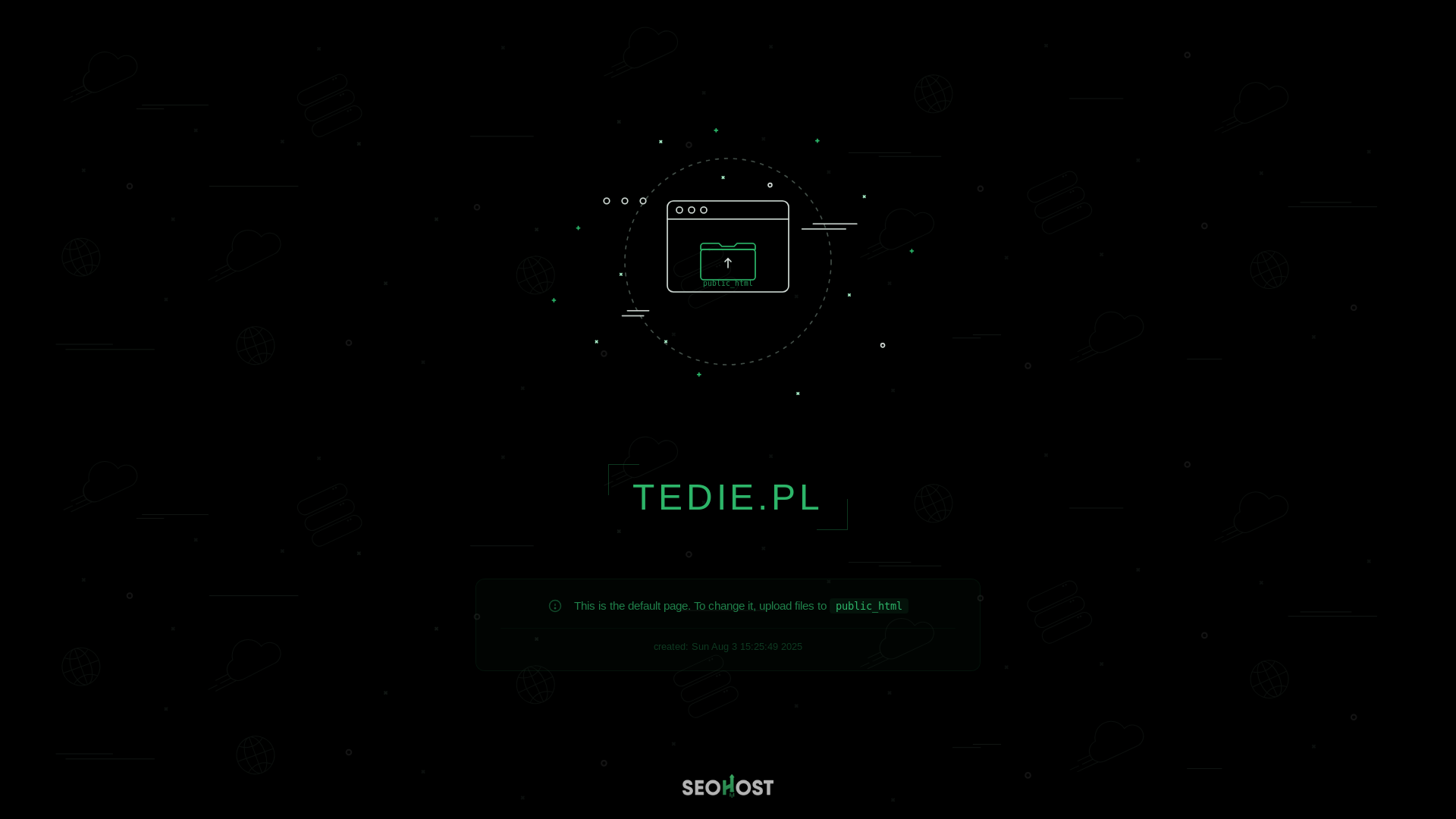 website screenshot of https://tedie.pl/