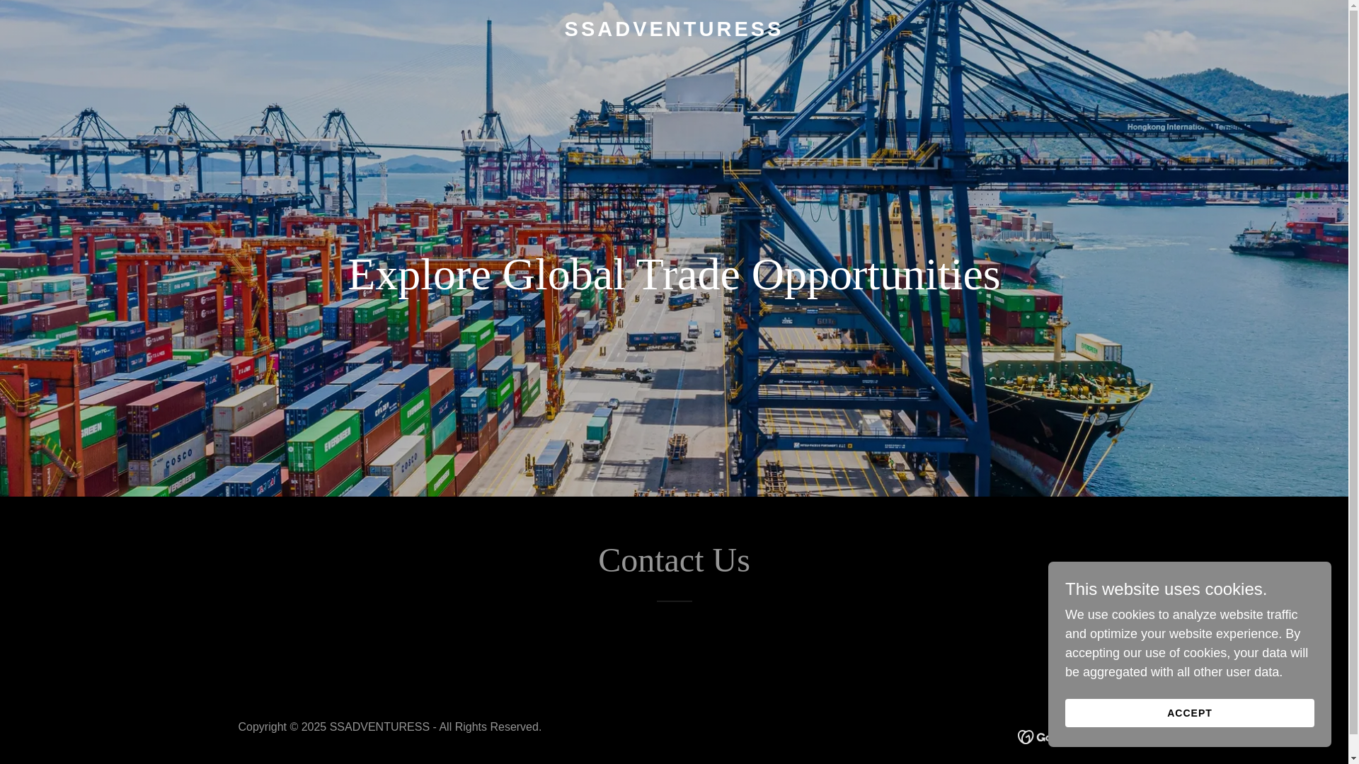 website screenshot of https://ssadventuress.com/