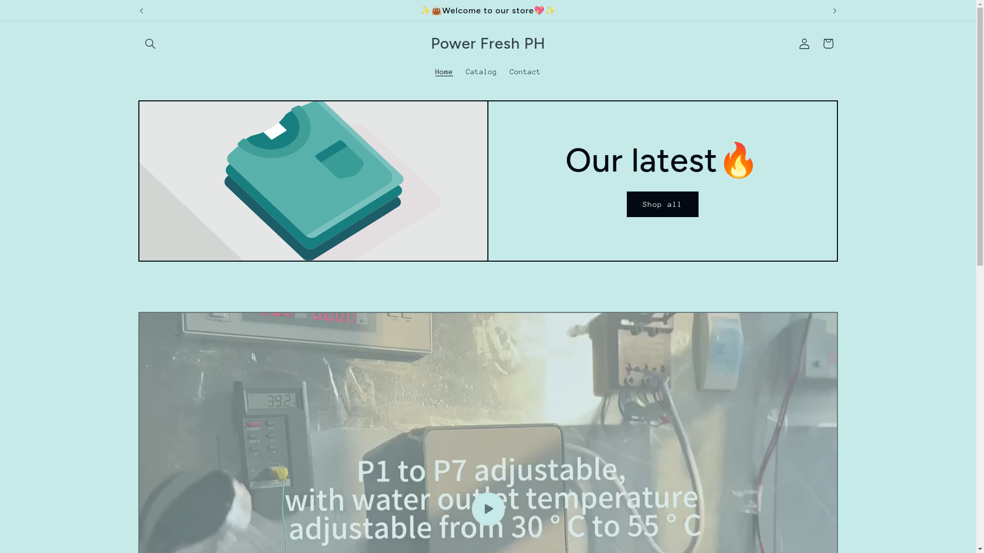 website screenshot of https://freshpowercharge.com/