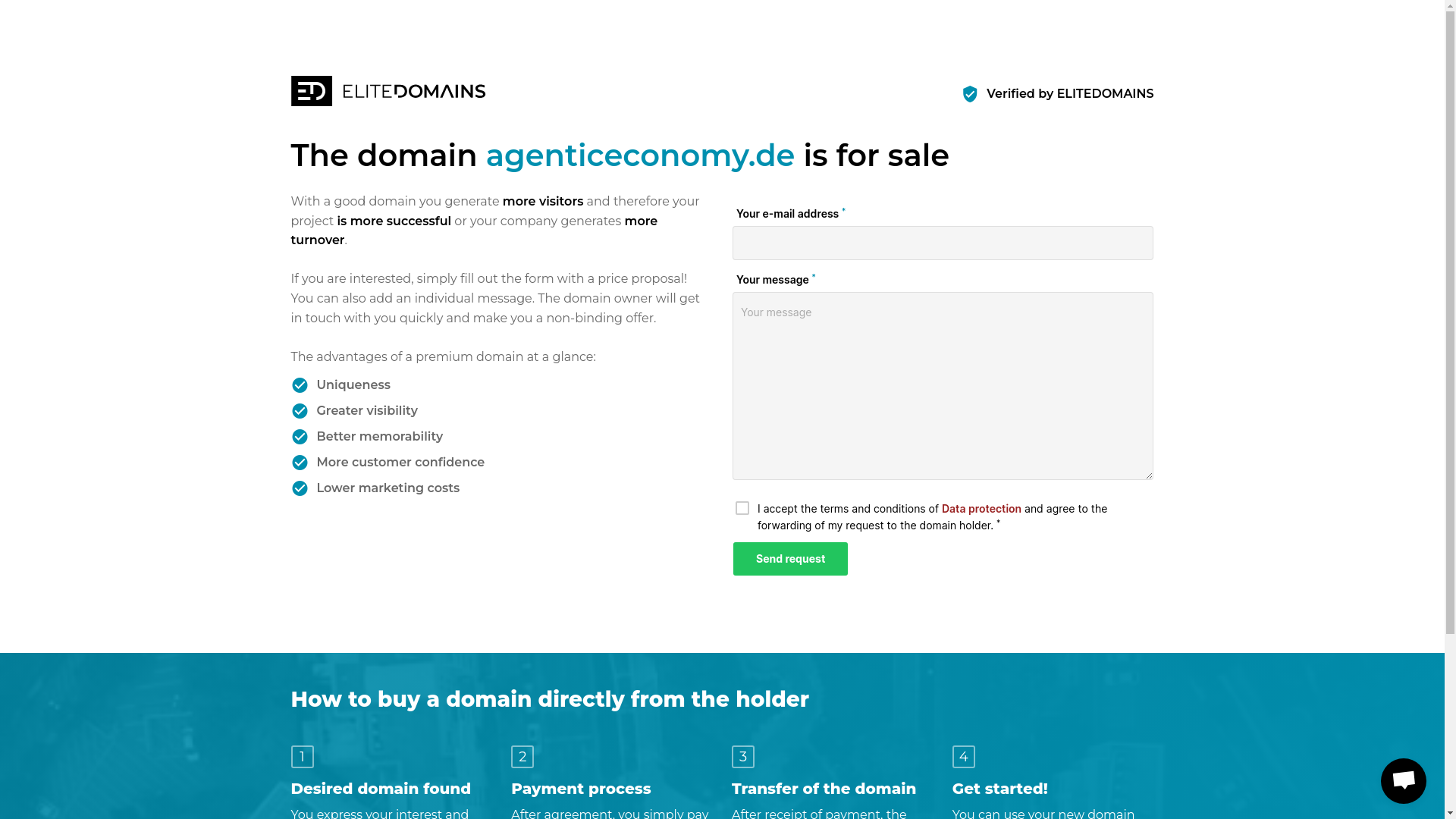 website screenshot of https://agenticeconomy.de/