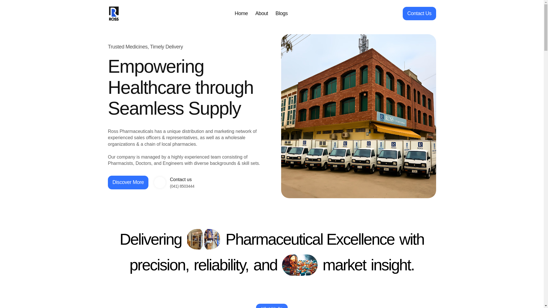 website screenshot of https://rosspharma.pages.dev/