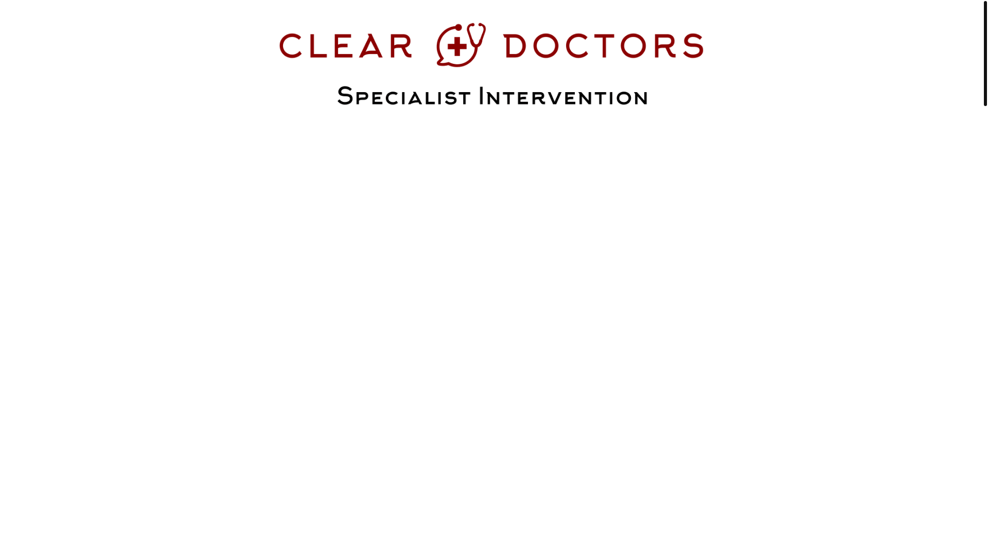 website screenshot of https://cleardrs.uk/