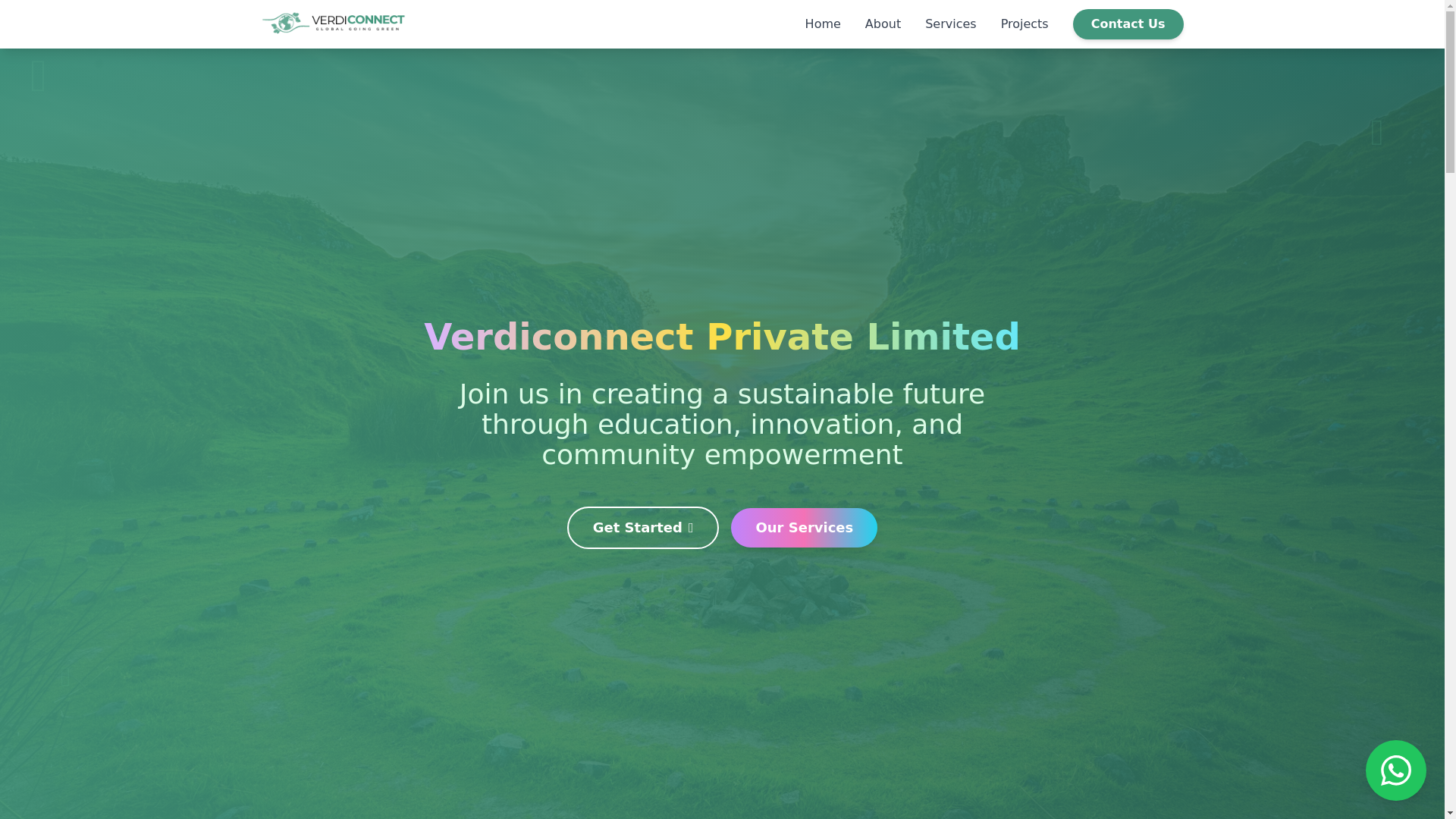 website screenshot of https://verdiconnect.com/