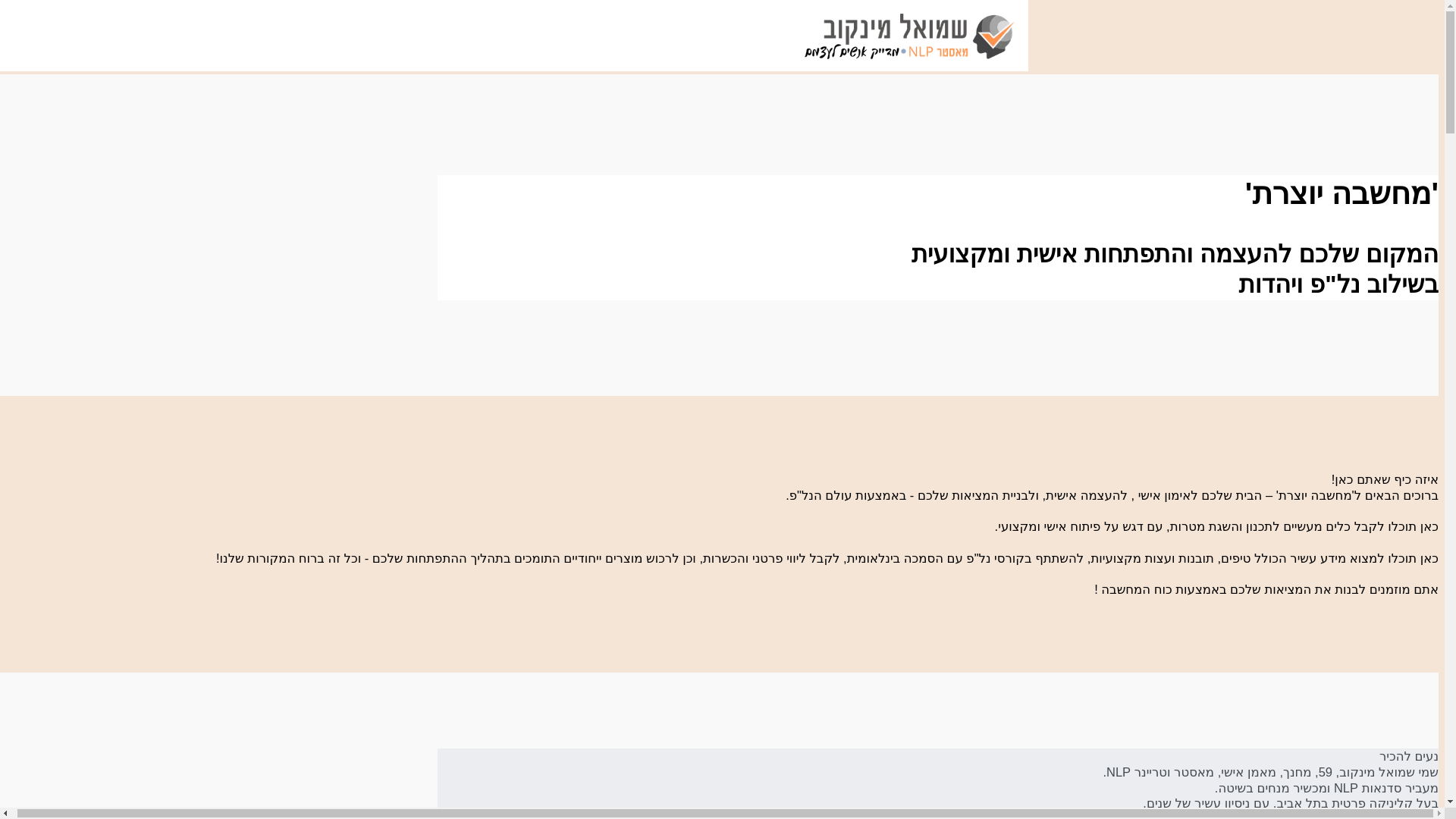 website screenshot of https://shmuelmi.com/