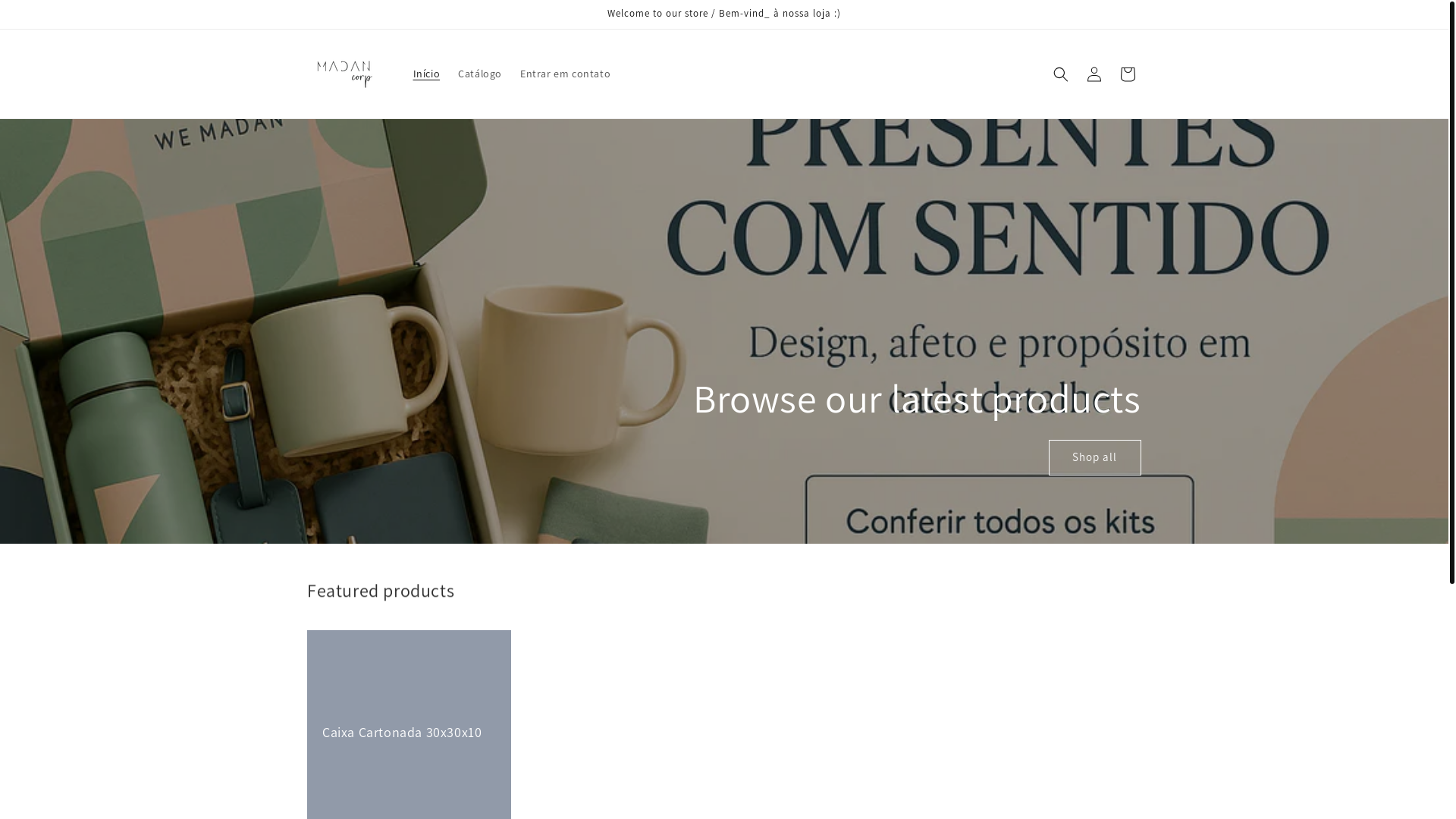 website screenshot of https://madanpromo.com/