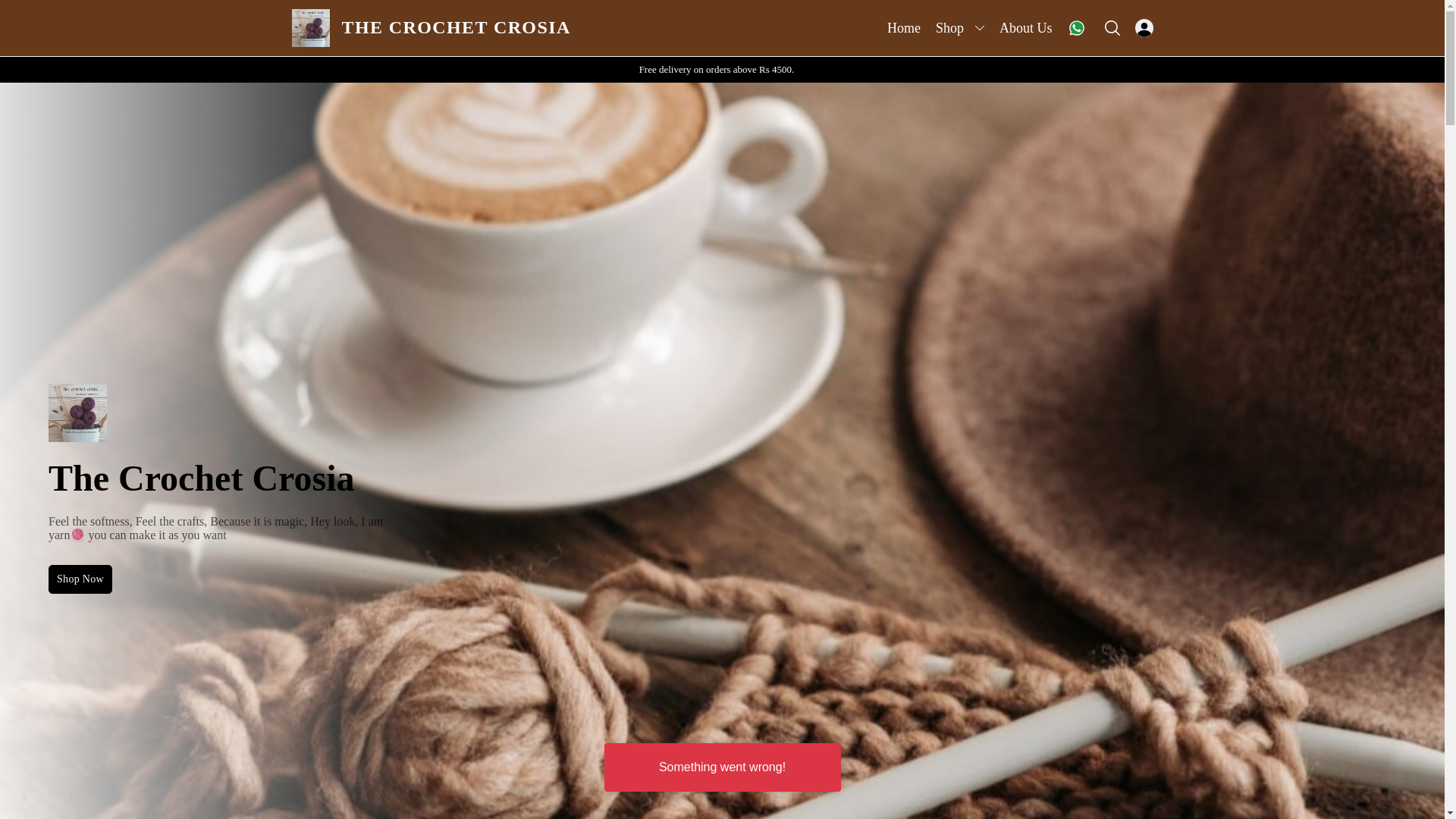 website screenshot of https://thecrochetcrosias.com/