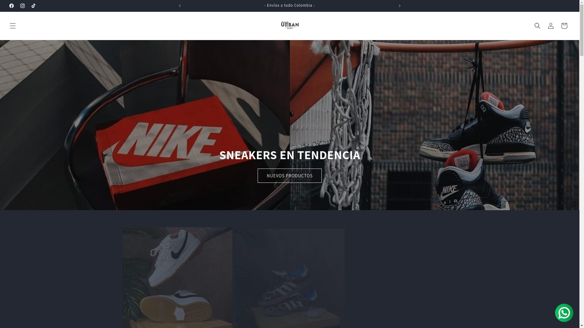 website screenshot of https://urbansnkr.com/