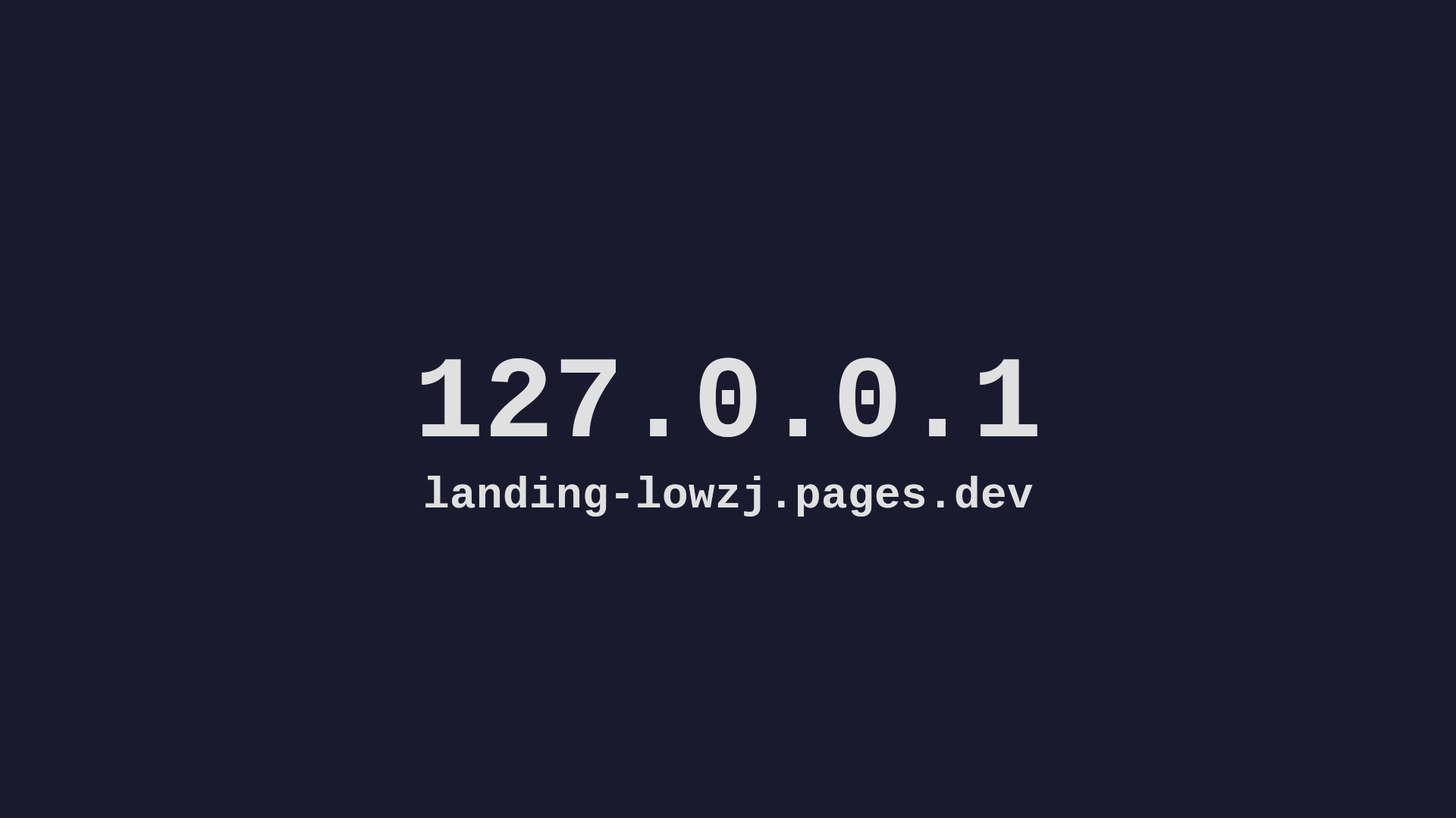 website screenshot of https://landing-lowzj.pages.dev/