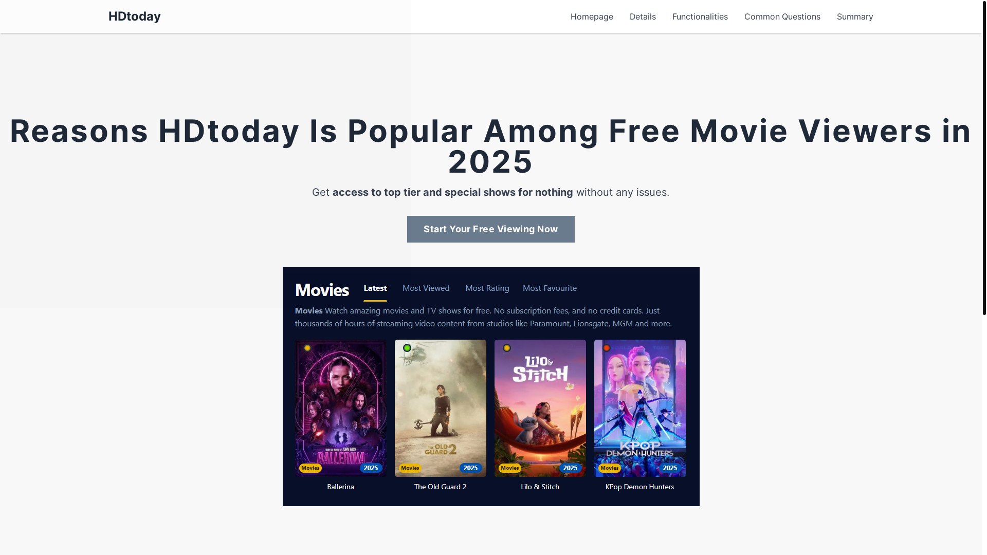 website screenshot of https://hdtoday-2hhn.pages.dev/