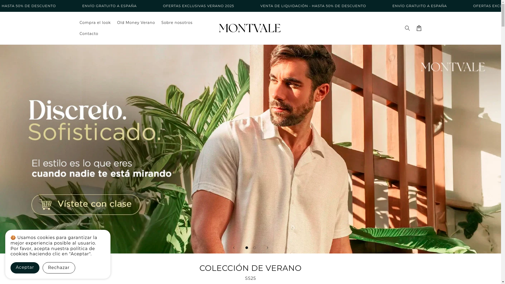 website screenshot of https://montvalemoda.pl/