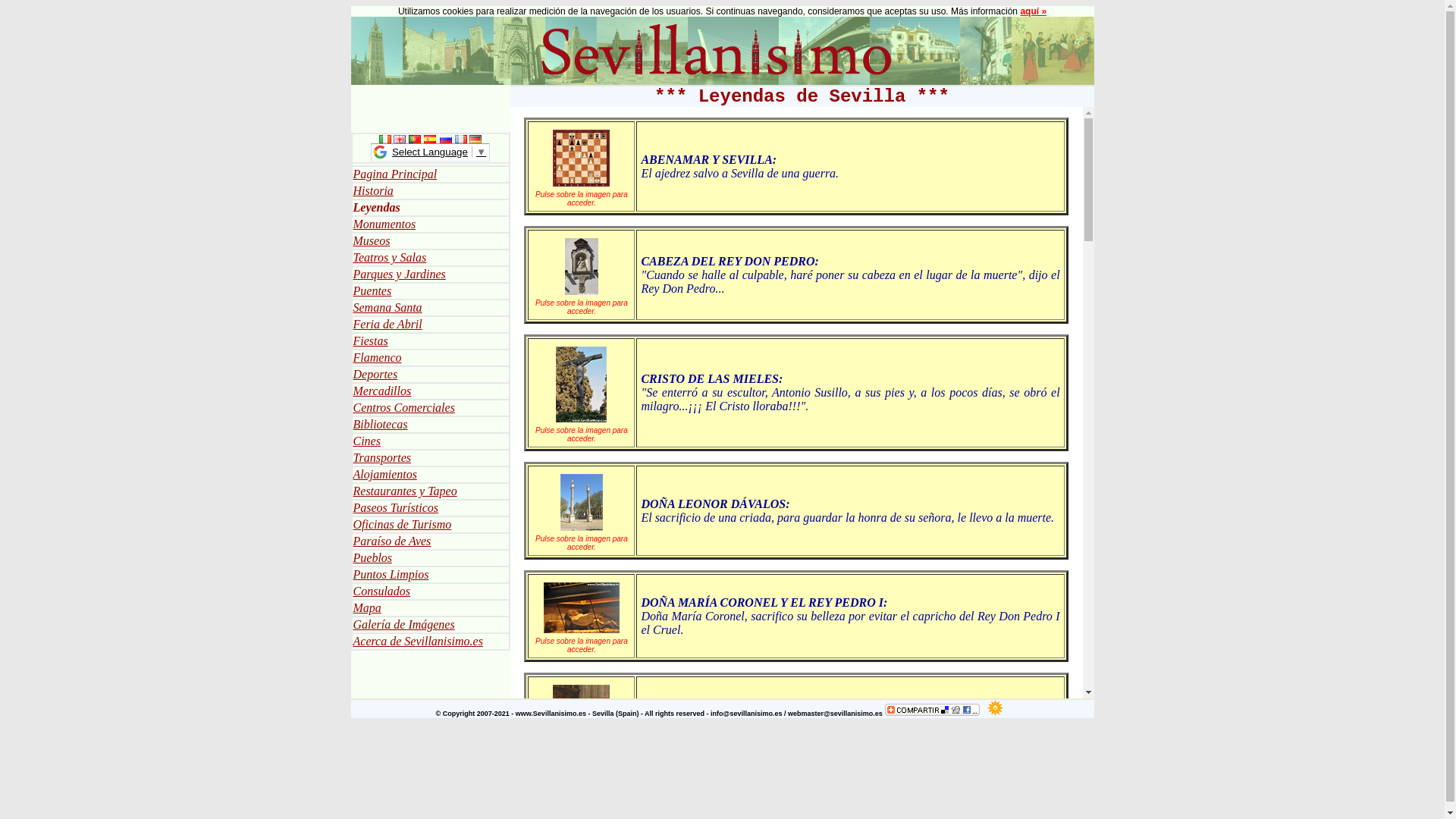 website screenshot of https://sevillanisimo-es2.pages.dev/