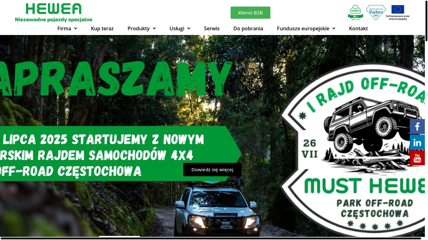 website screenshot of https://hewea.com/