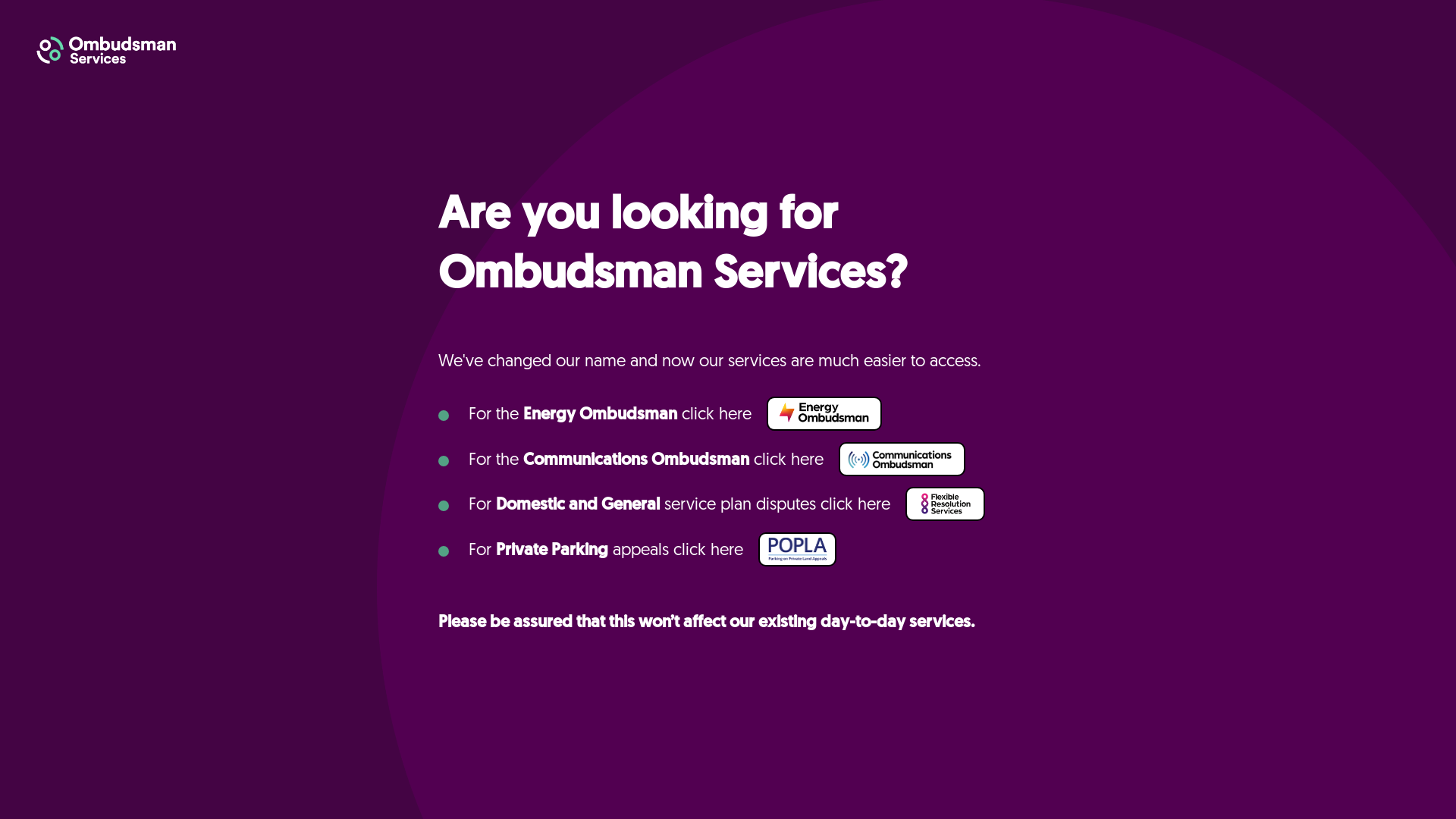 website screenshot of https://ombudsman-landing.pages.dev/