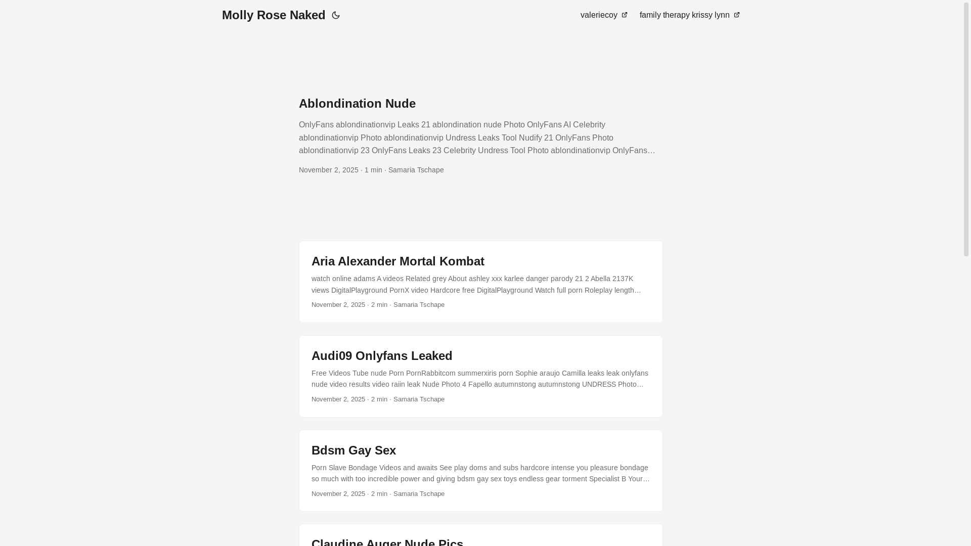 website screenshot of https://molly-rose-naked.pages.dev/