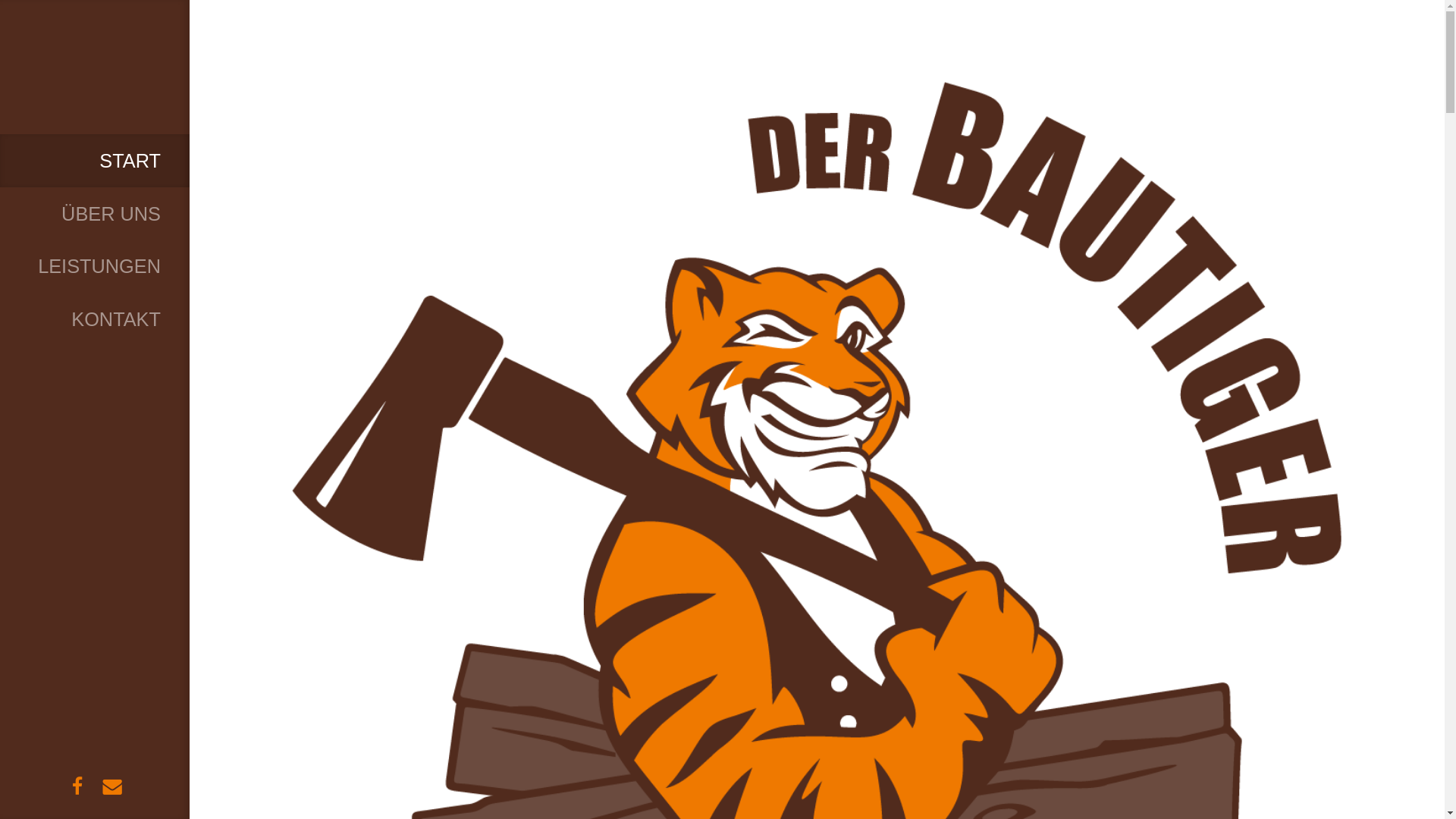 website screenshot of https://derbautiger.de/